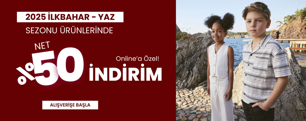 2025 İlkbahar-Yaz Sezonu Ürünlerinde İndirim