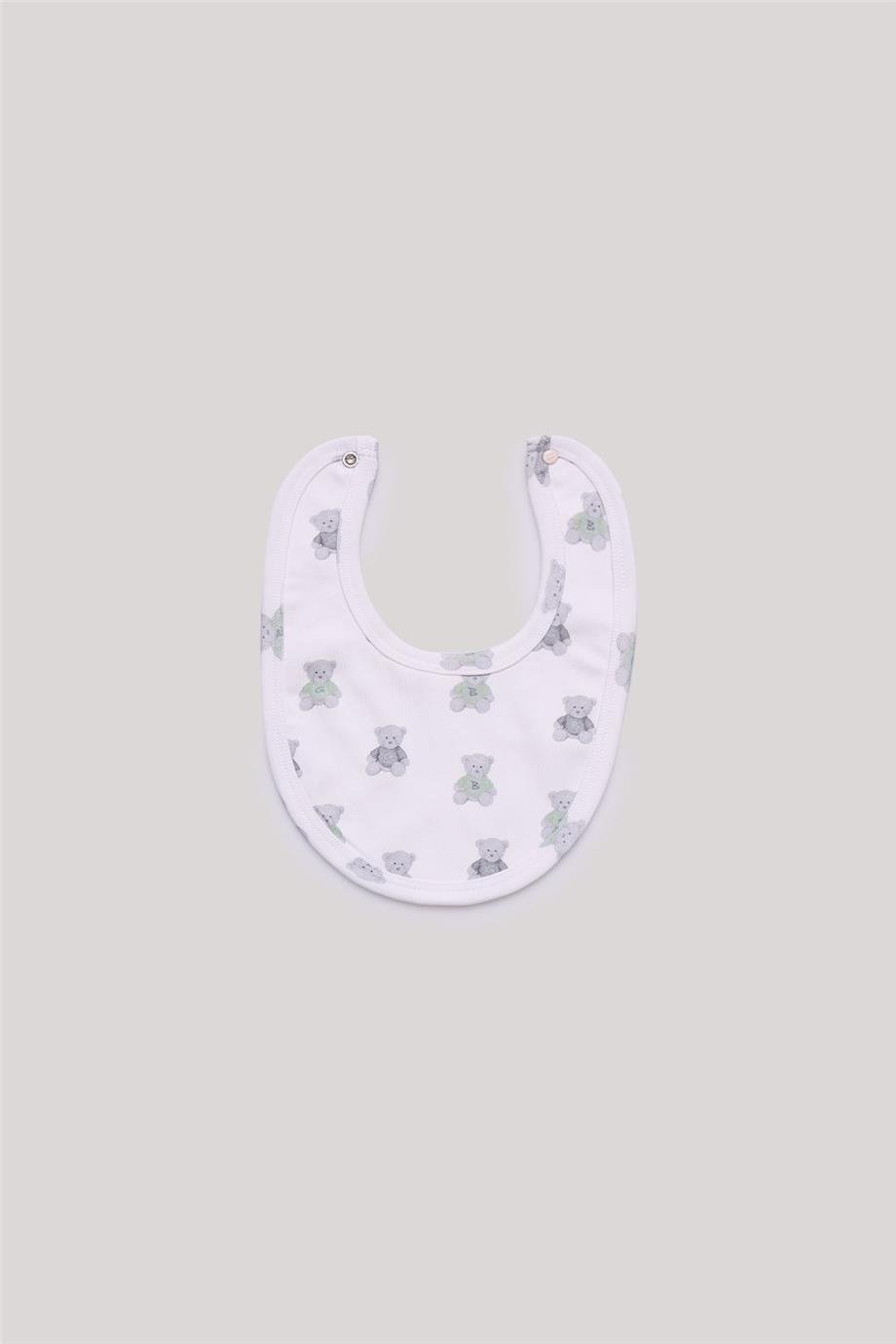 Layette Erkek Bebek Desenli Önlük