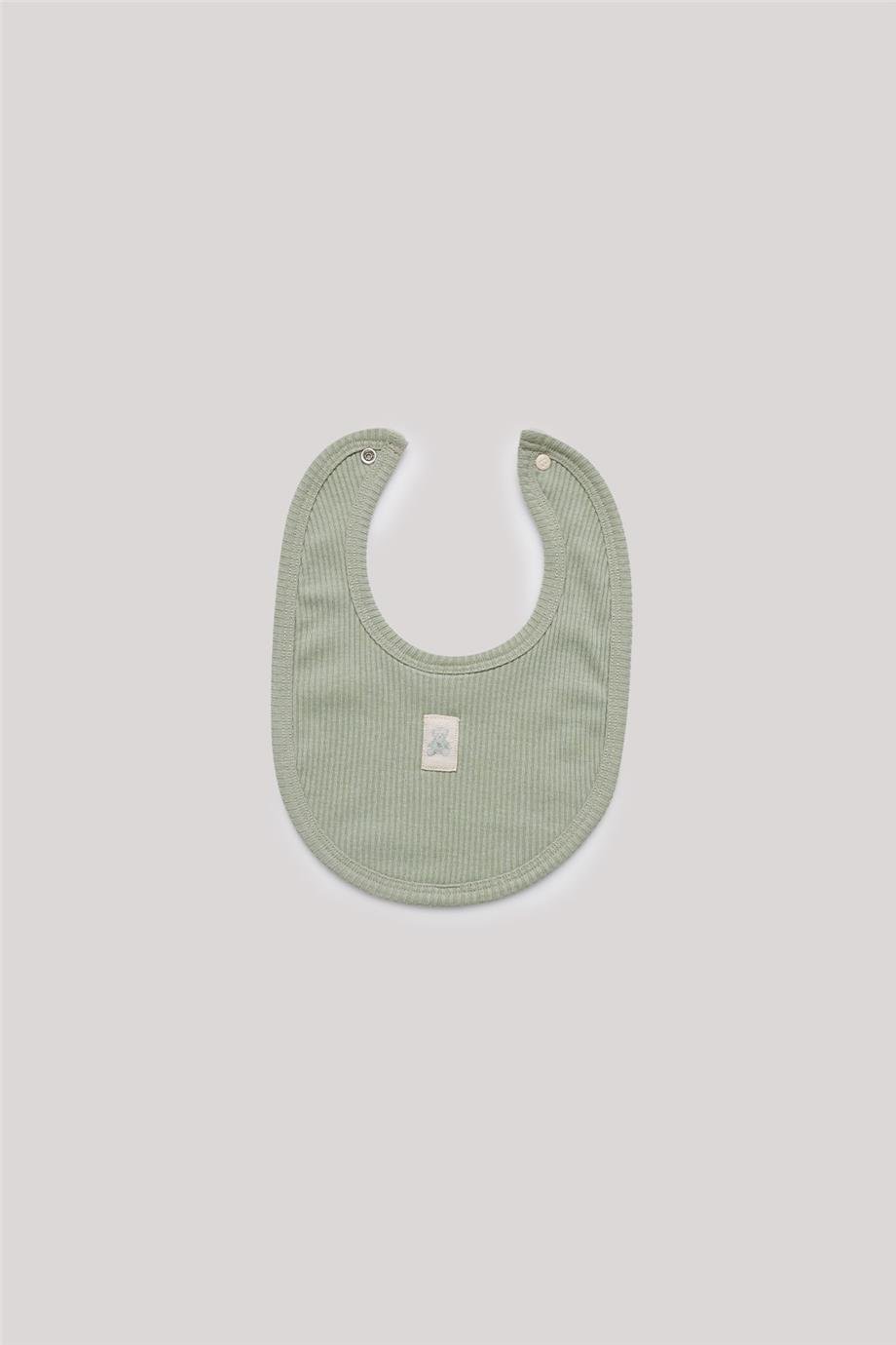 Layette Erkek Bebek Yeşil Önlük