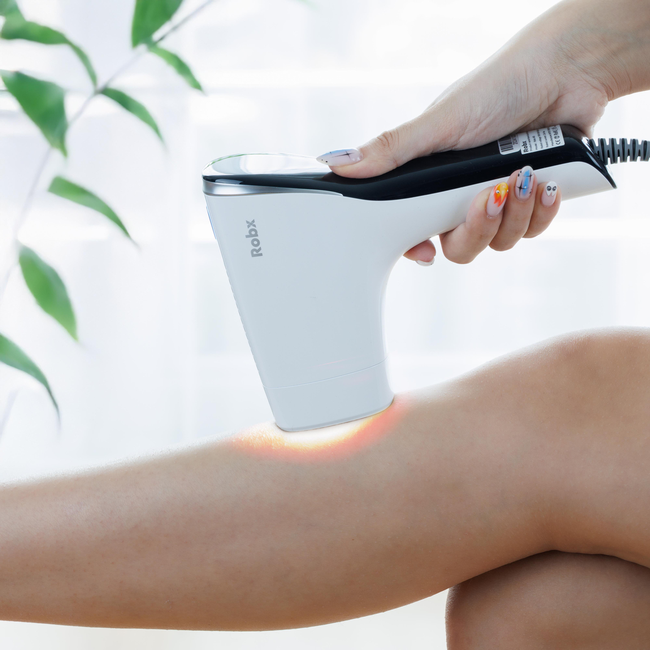 Robx A05 Ipl 3 Milyon Atım Akıllı Cilt Tanıma Ultra Seri Atım 3 Başlık Vücut Yüz Bikini Ipl Cihaz Beyazı
