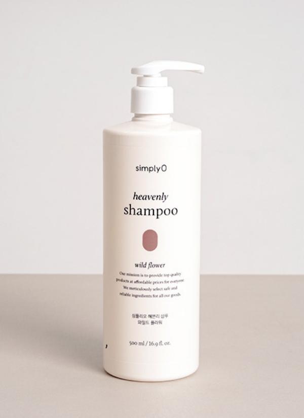 SimplyO Heavenly Shampoo Wild Flower | Doğal İçerikli ve Nemlendirici Kore Şampuanı