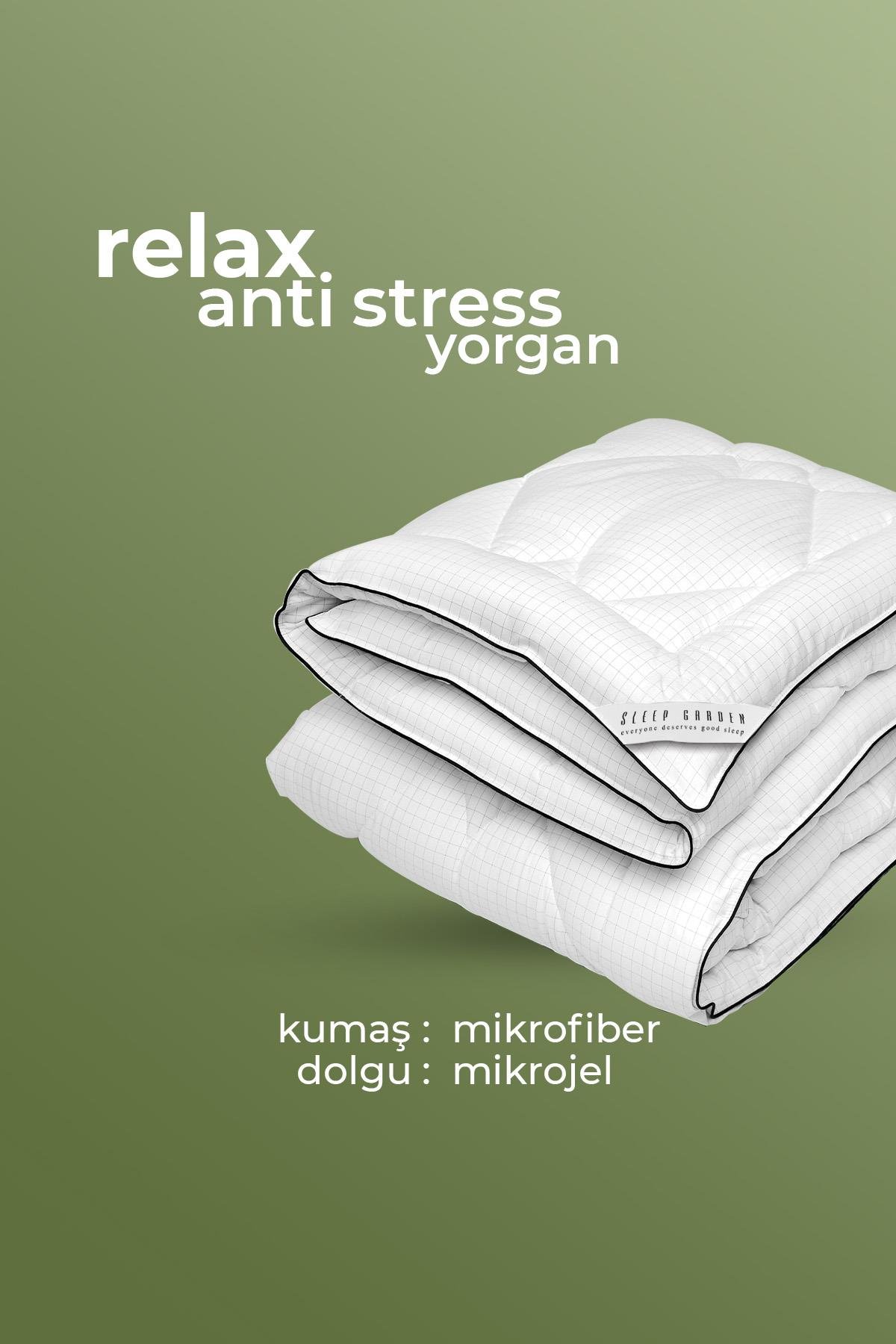 Sleep Garden Anti Stress Tek Kişilik Yorgan Tela Çantalı (155x215)Sleep Garden Anti Stress Tek Kişilik Yorgan Tela Çantalı (155x215)Sleep Garden