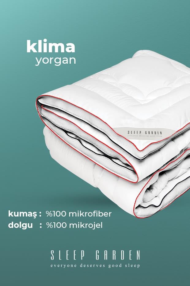 Sleep Garden Klima Yorgan Çift Kişilik 195x215 Tela Çantalı Sleep Garden Klima Yorgan Çift Kişilik 195x215 Tela ÇantalıSleep Garden