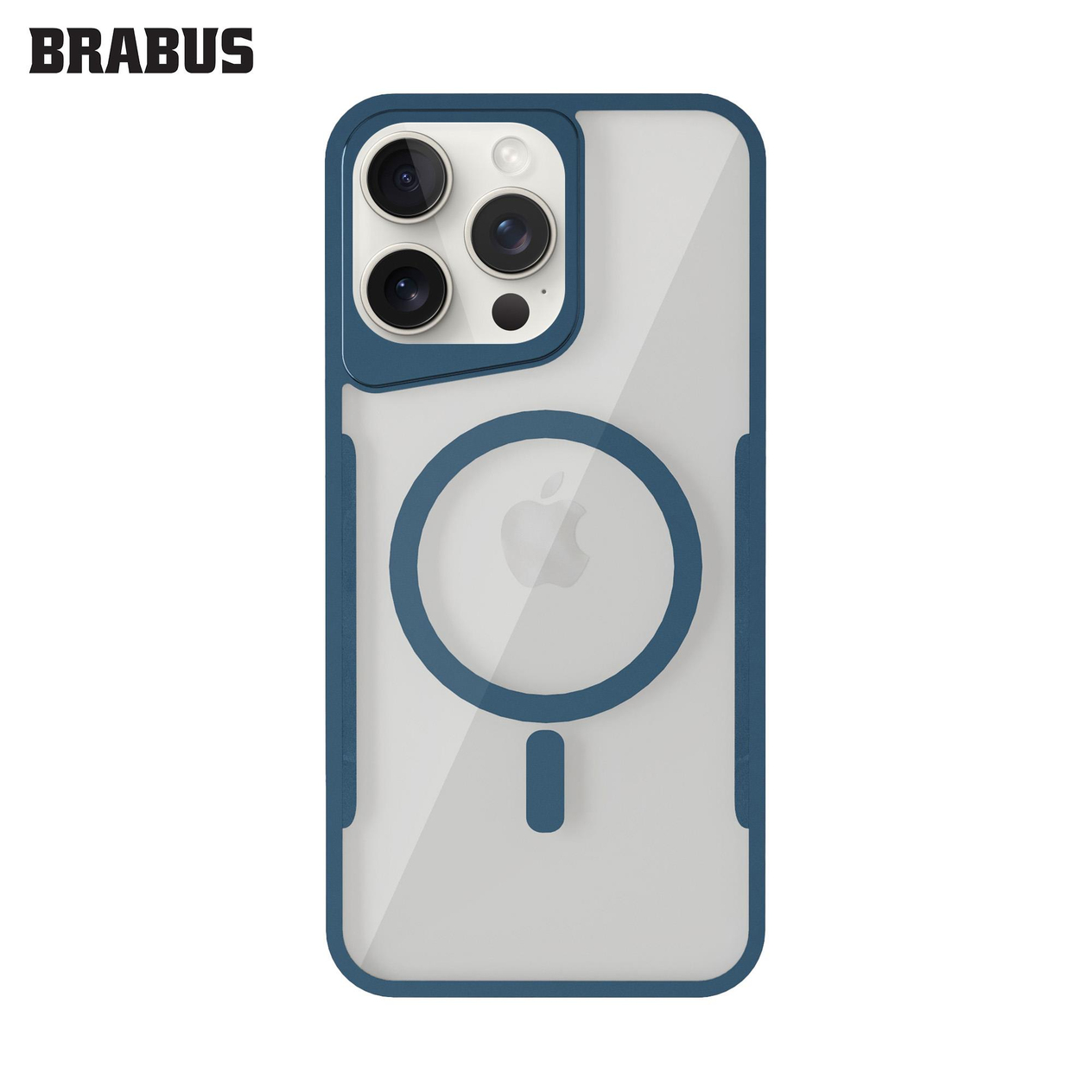 BRABUS Iphone 15 MagSafe İnce Silikon Horizon Şeffaf Kılıf 