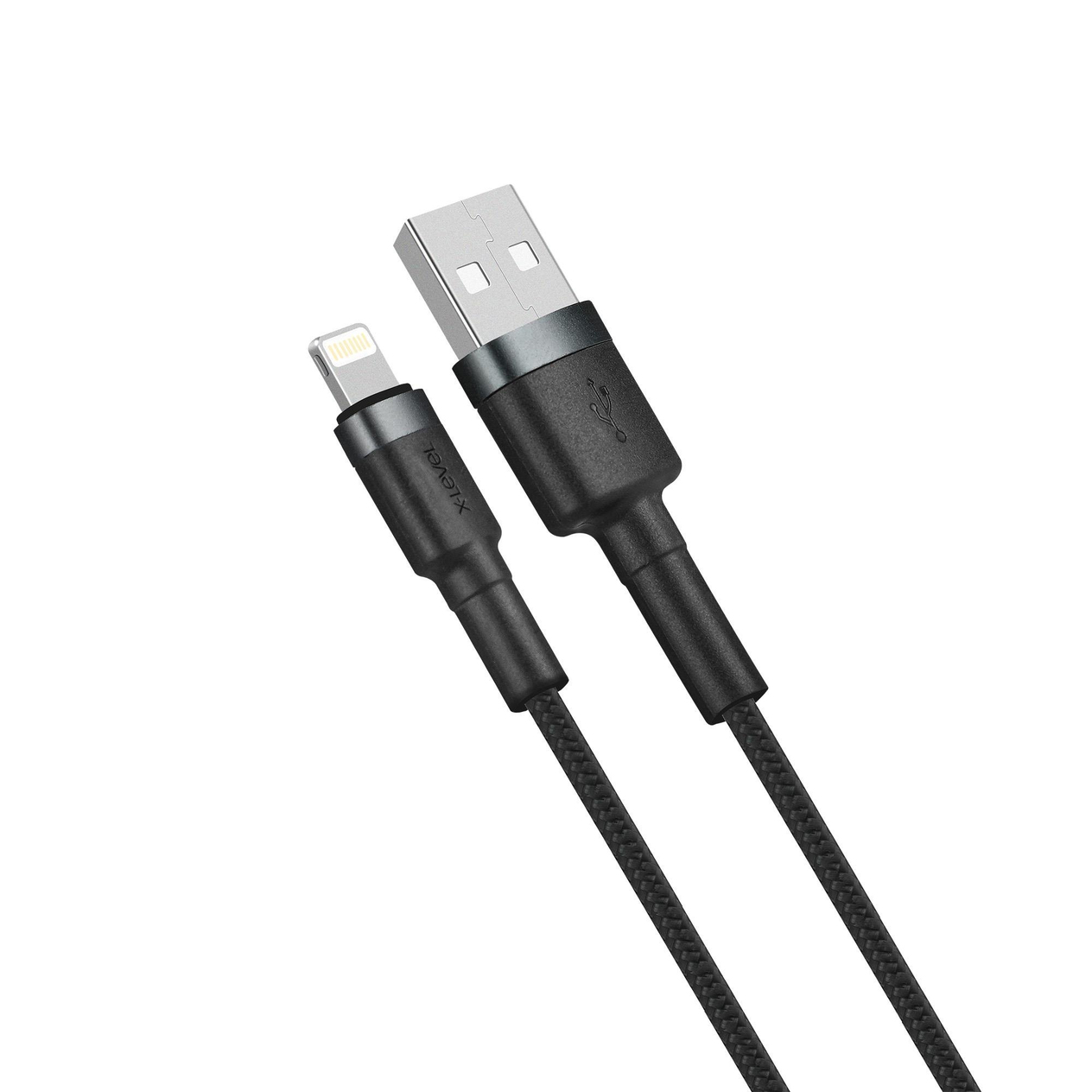 X-LEVELXCC8703 27W 3.3A Hızlı Fast USB-A to Lightning 1.2 Metre Hasır Data Şarj Veri Kablosu