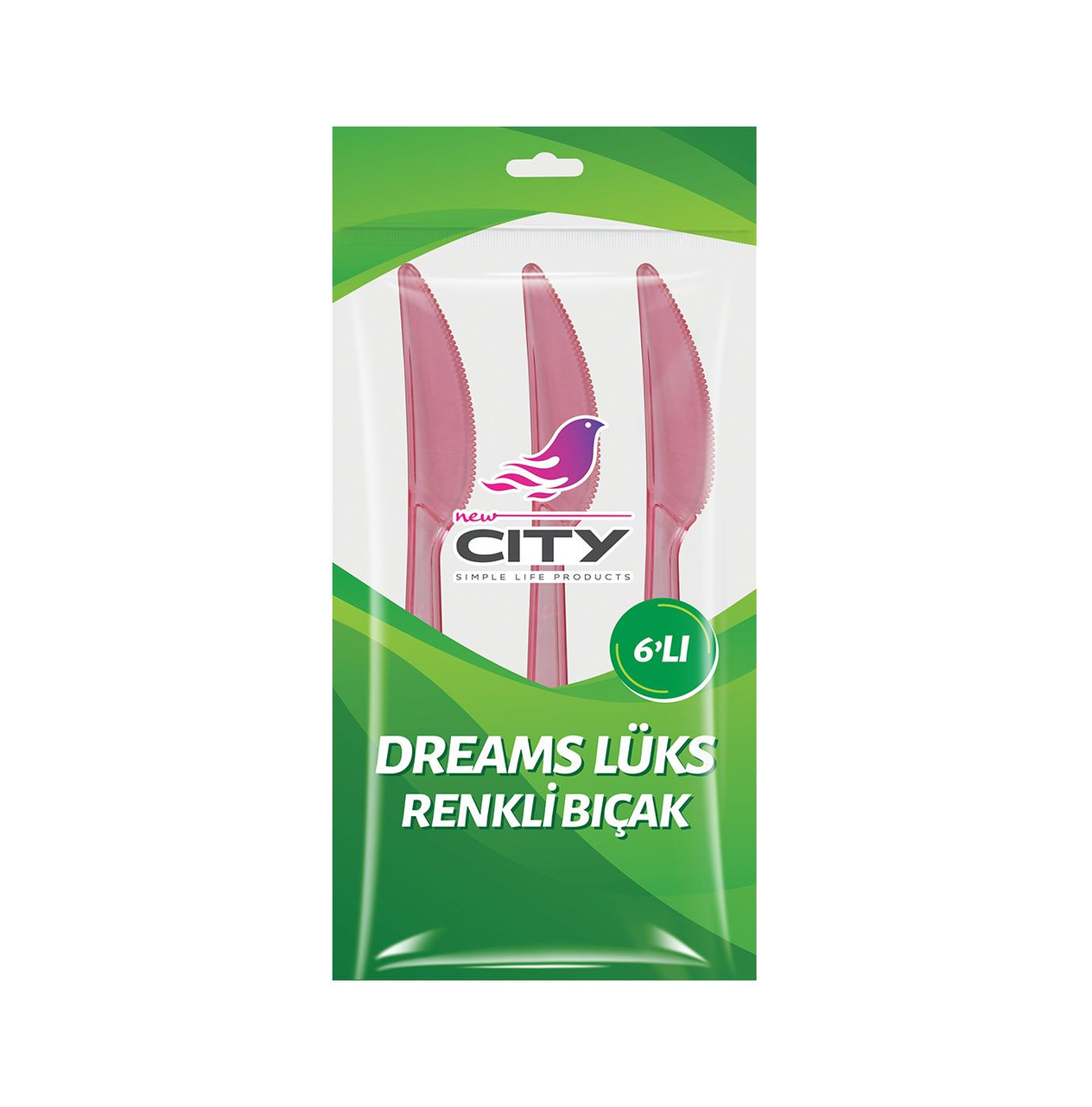Dreams Lüks Renkli Bıçak 6'lı