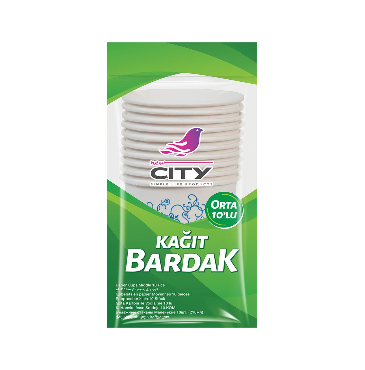 Kağıt Bardak Orta 10'lu