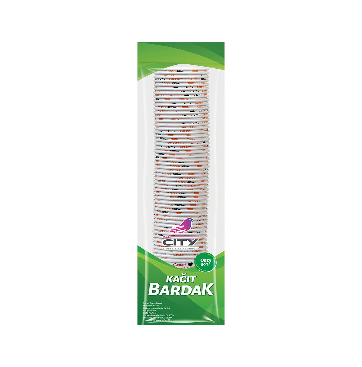 Kağıt Bardak Orta 50'li