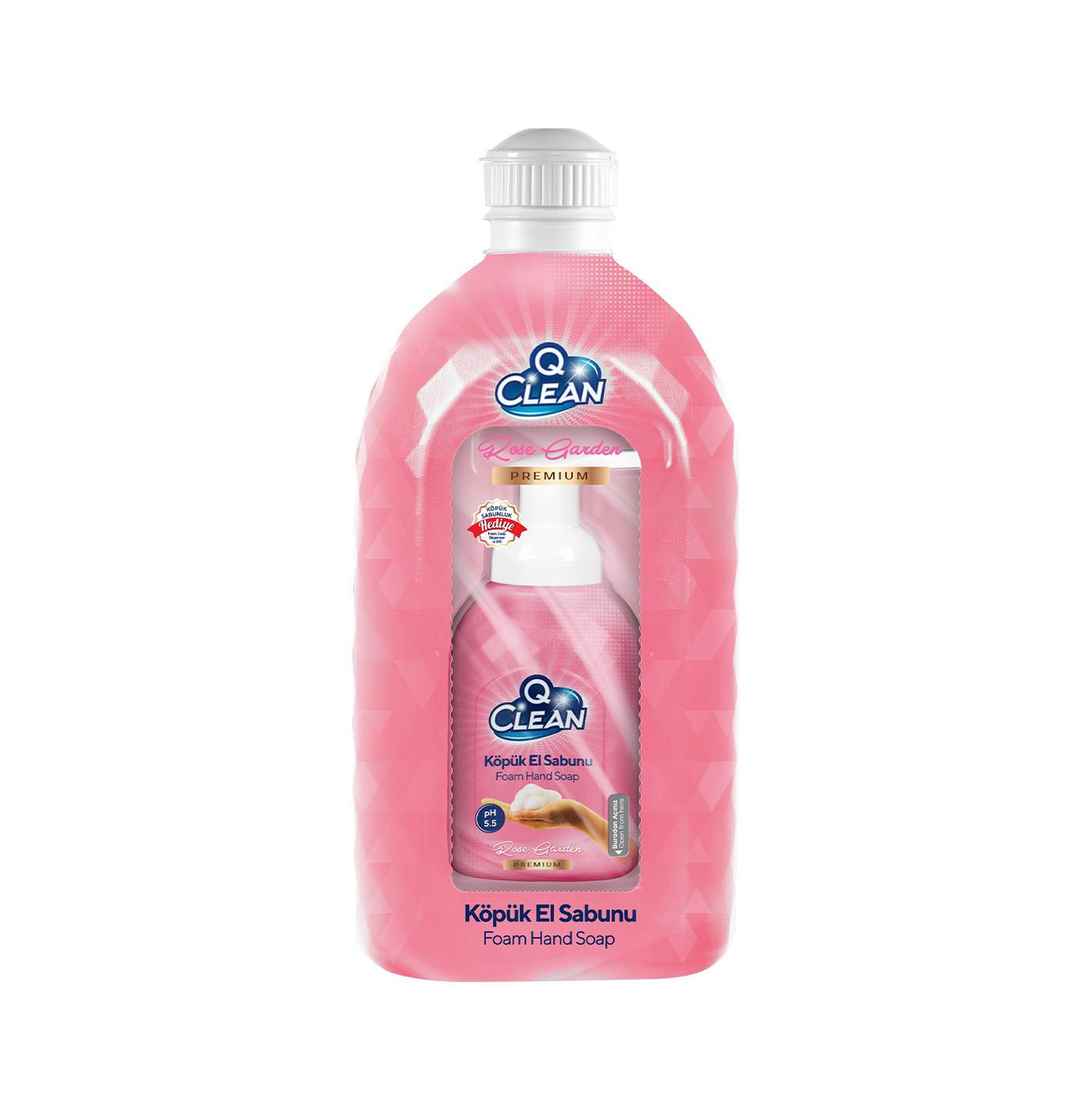 Köpük El Sabunu Rose Garden 2000 ml - yedekli