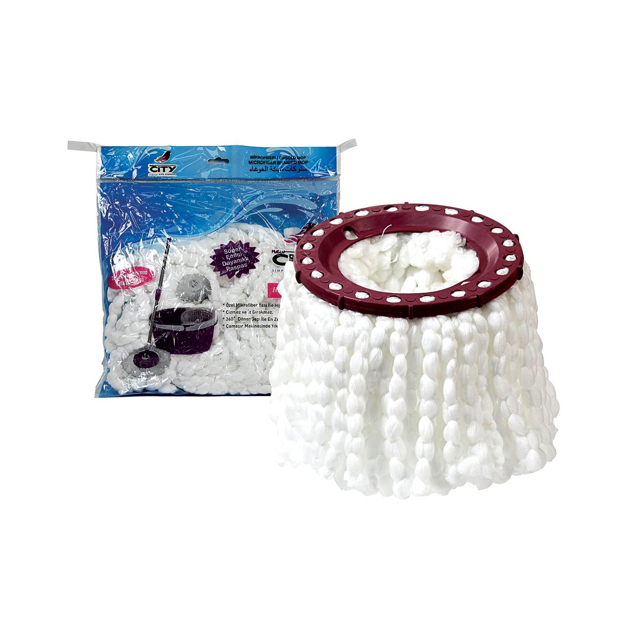 Mikrofiber Döner Mop Yedeği