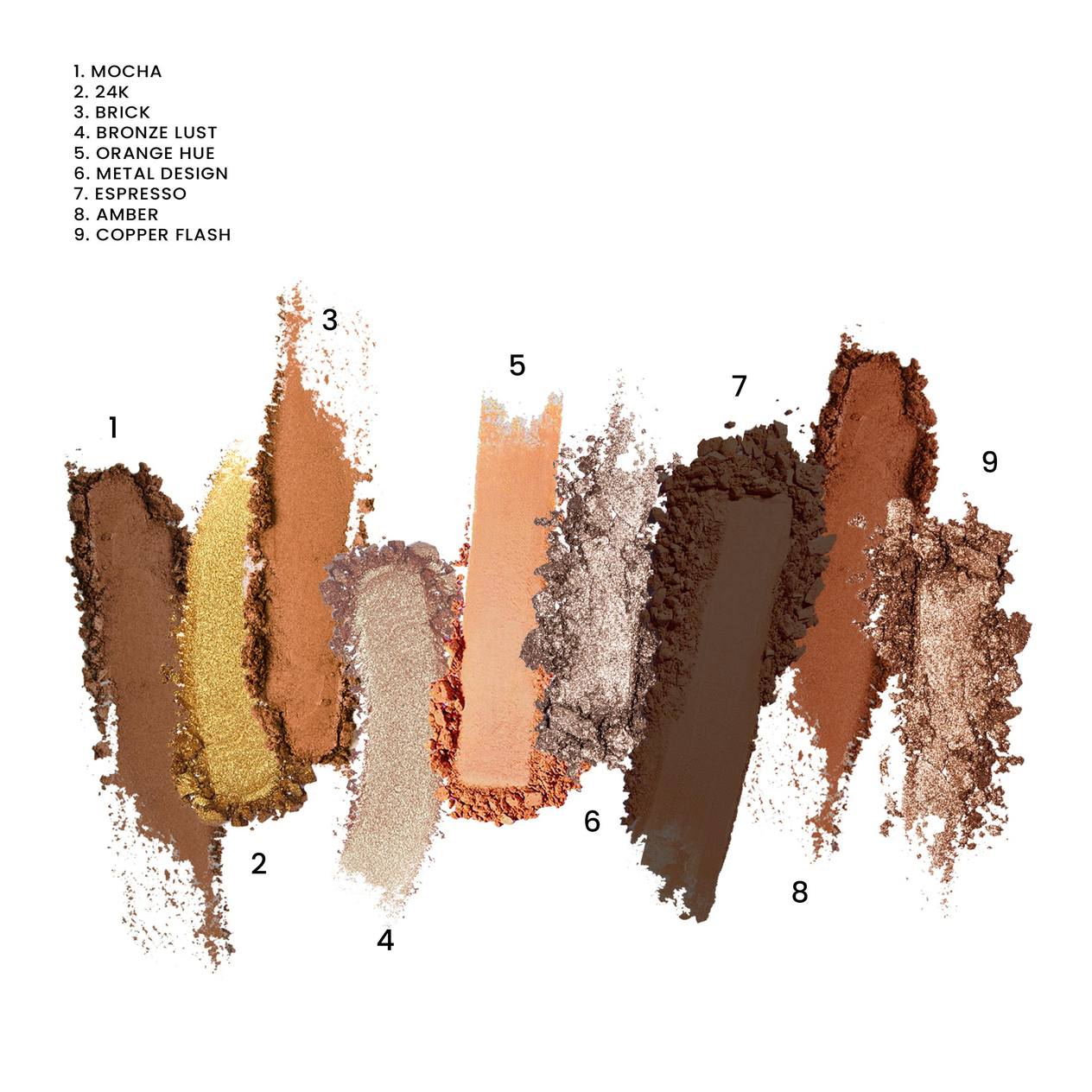 GLAM EYESHADOW PALETTE-RUST