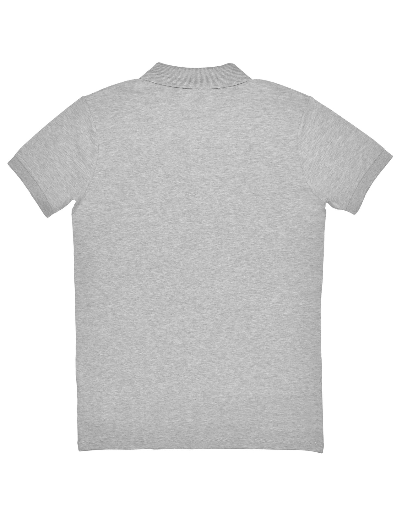 Basic Polo Yaka Gri Erkek T-shirt