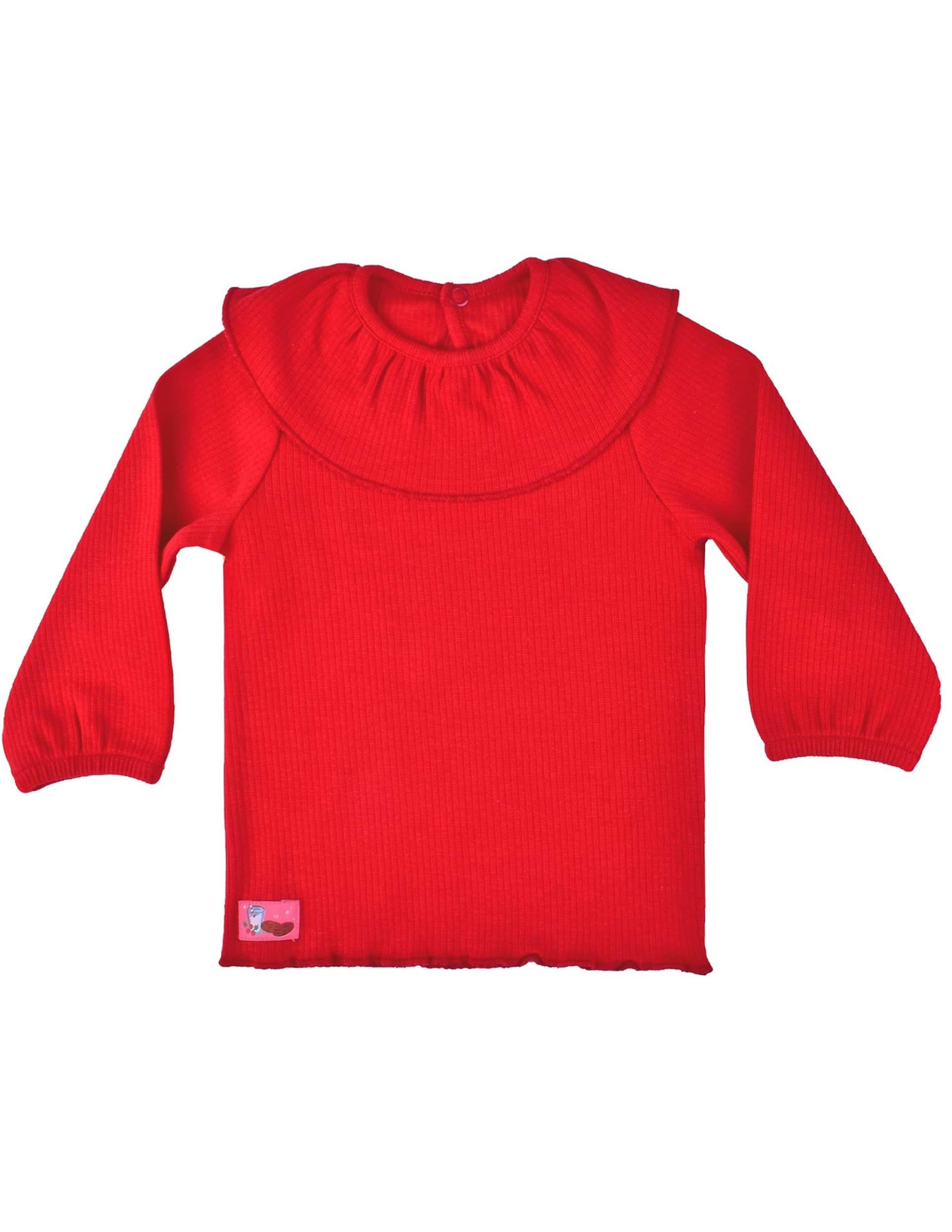 Cookie Bebek Kırmızı Uzun Kol Pijama Takımı
