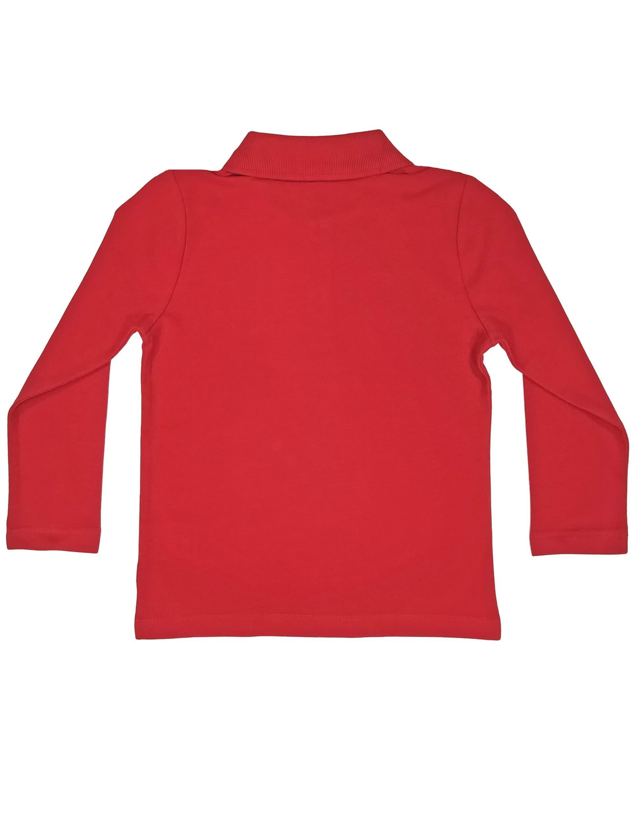Polo Yaka Türkiye Kırmızı Uzun Kollu Çocuk T-shirt