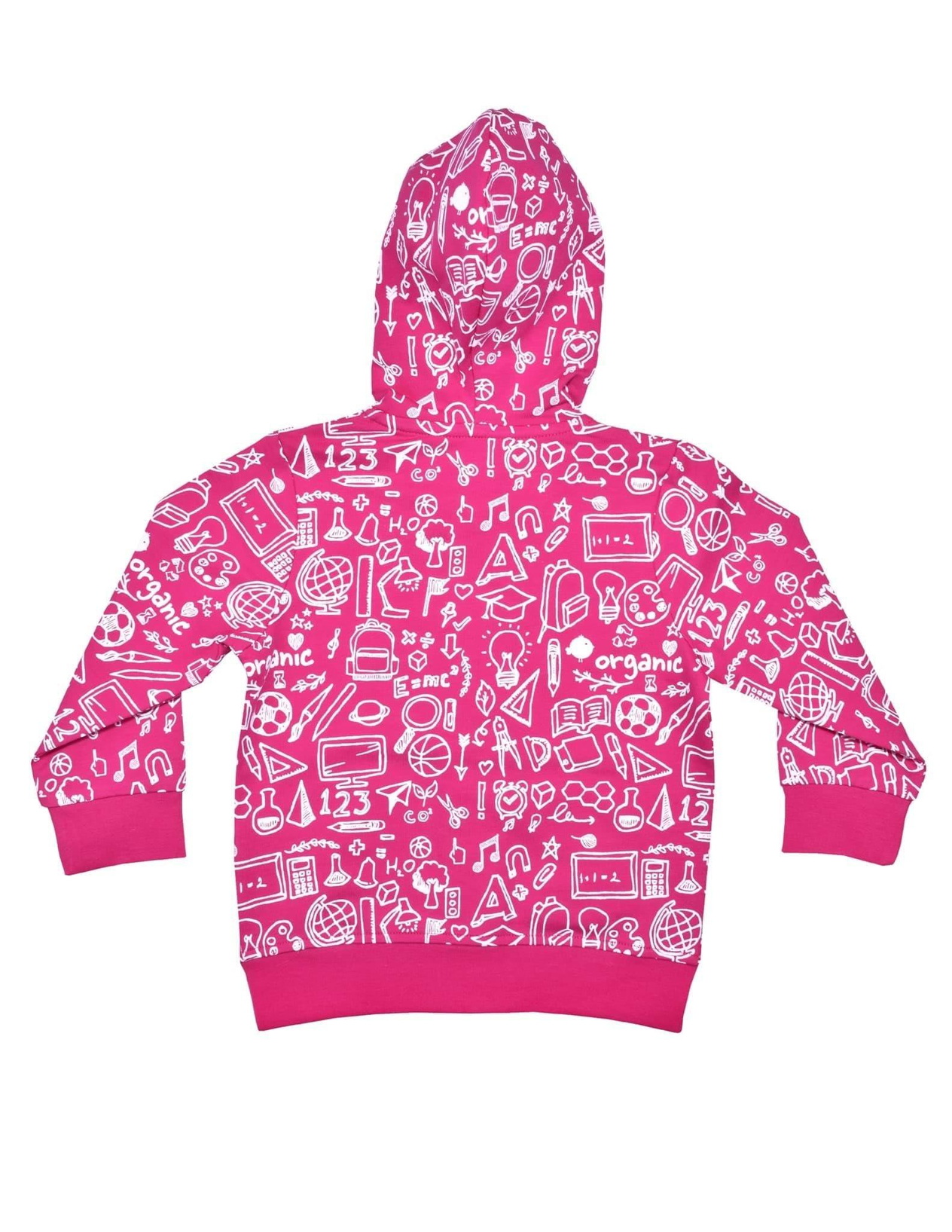 School Kız Bebek Pembe Kapüşonlu Sweatshirt