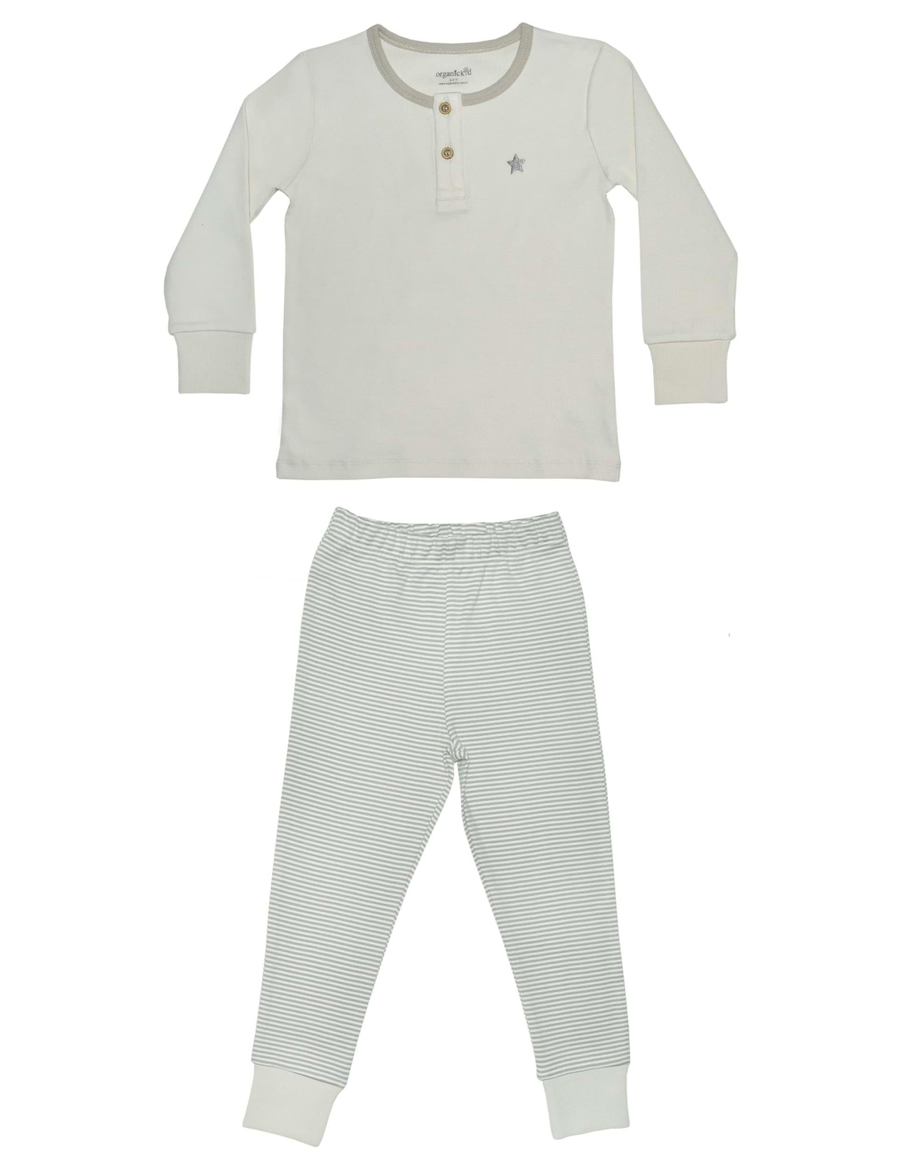 Space Çocuk Gri Pijama Ribana Takımı