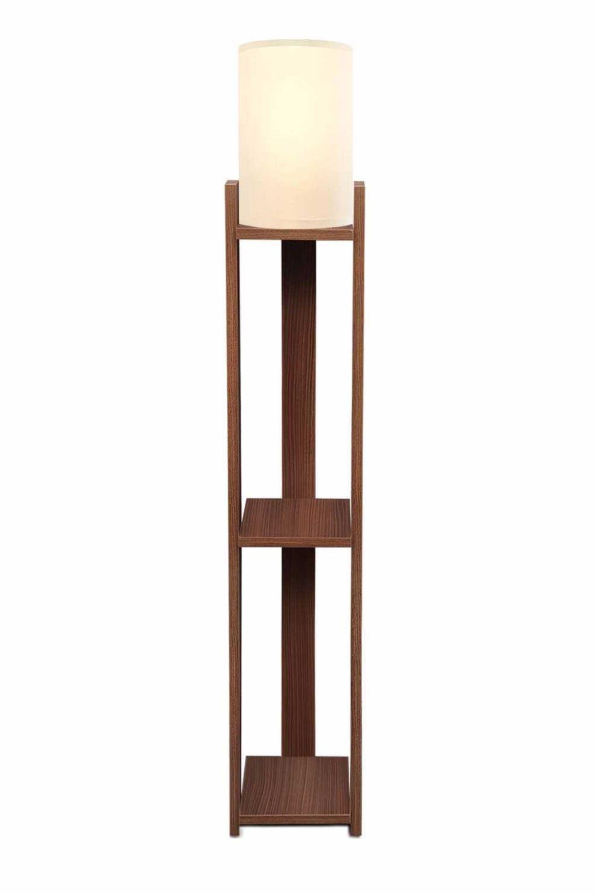 XCI Verona Ahşap Raflı Lambader Ceviz 241639