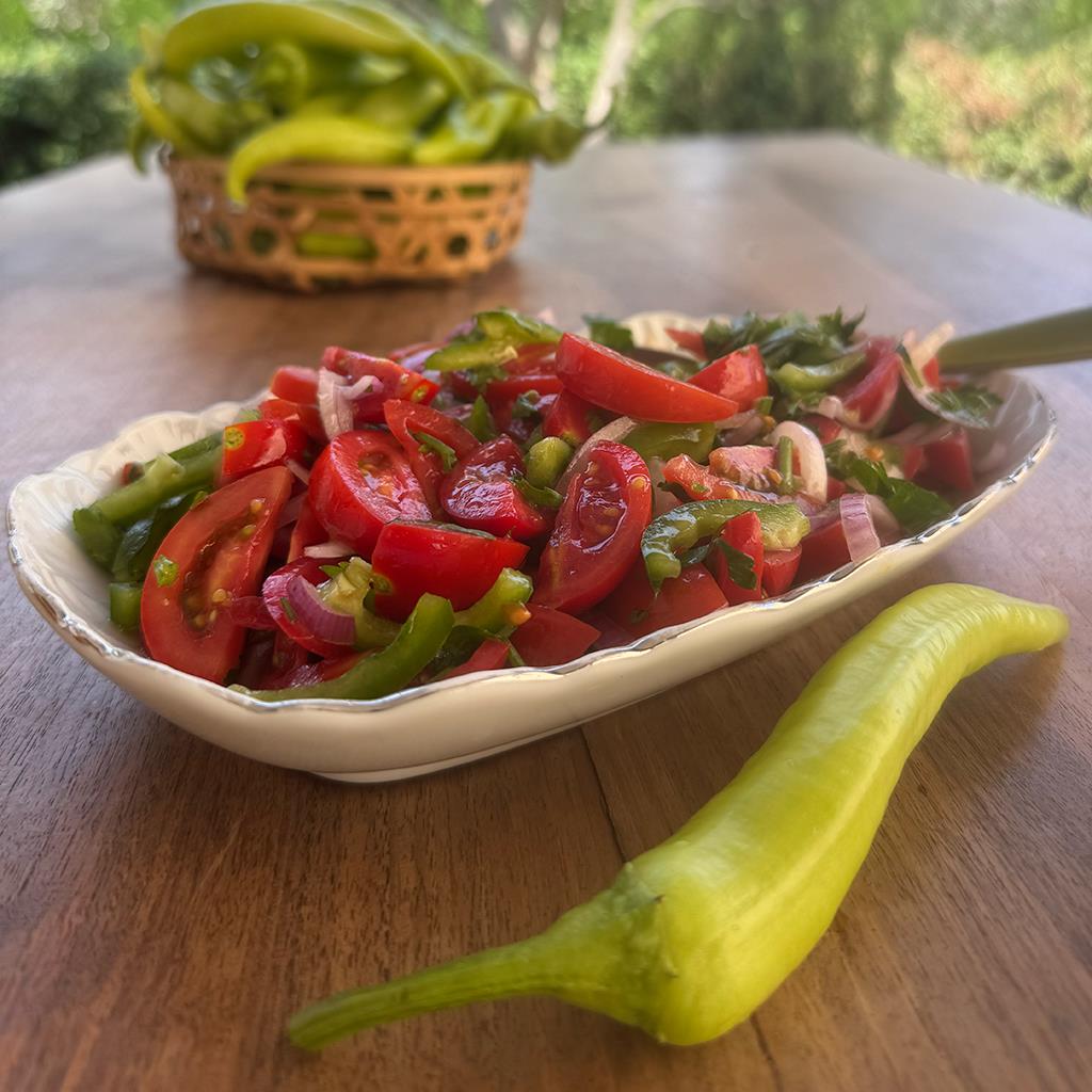 Tatlı Yeşil Çarliston Biber (1 Kg.)