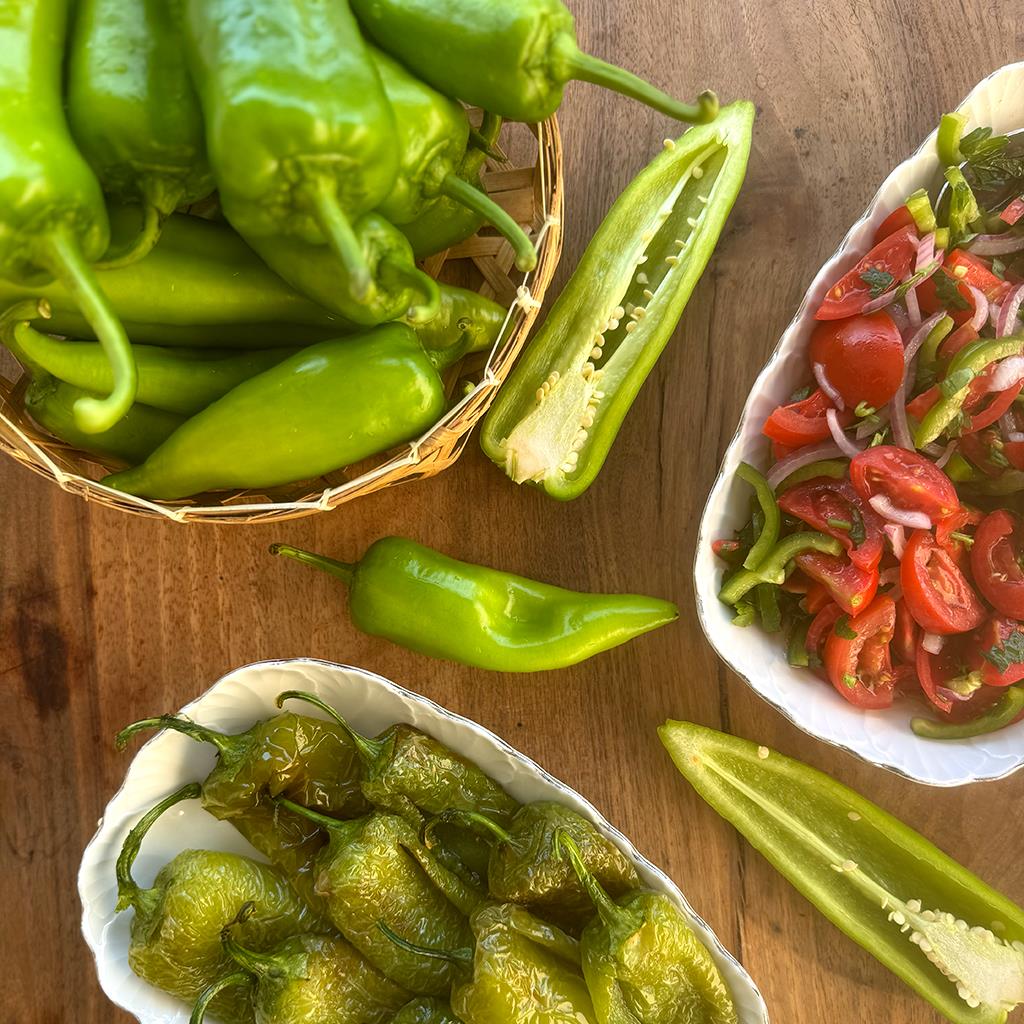 Yeşil Tatlı Kapya Biberi (1 Kg.)