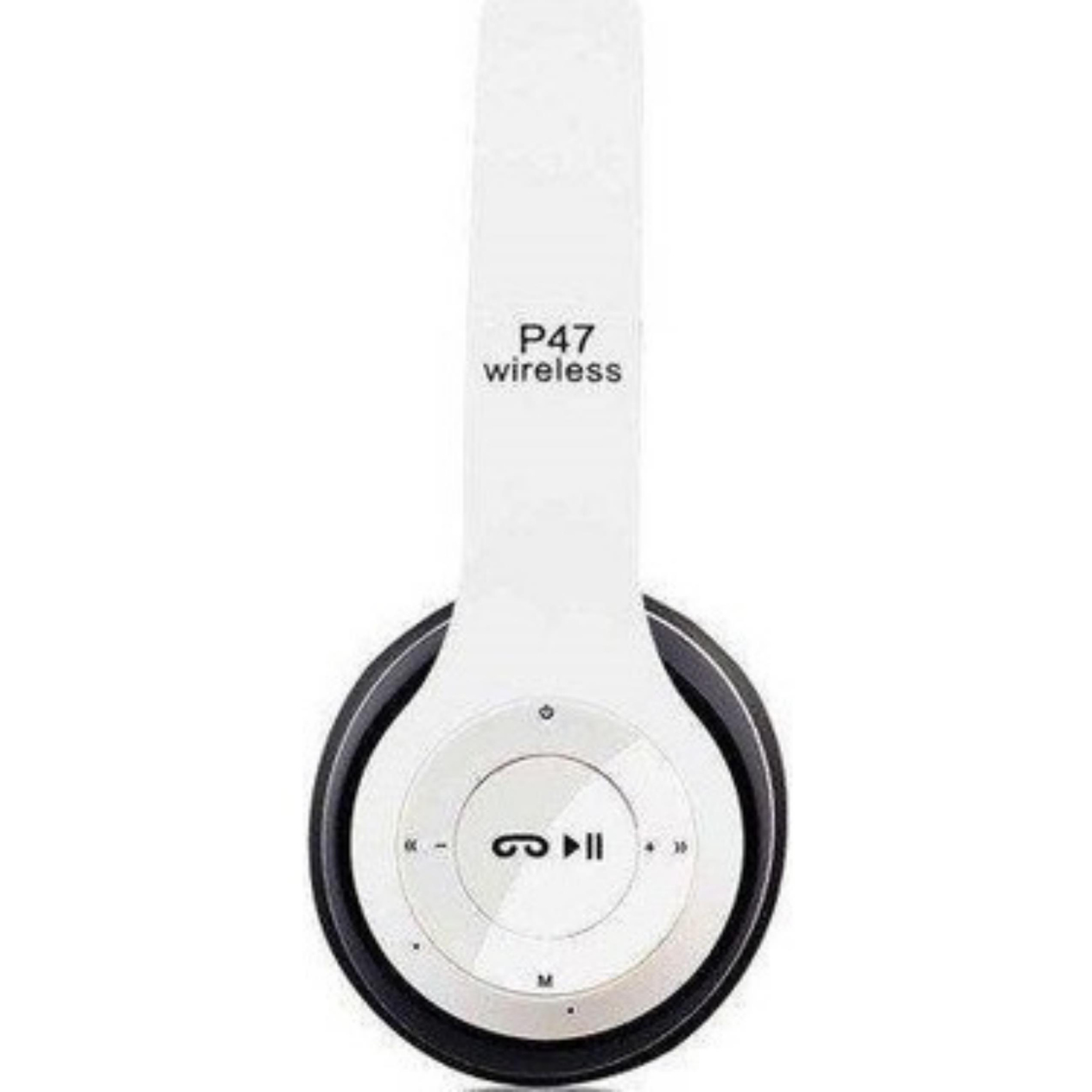 P47 Beyaz Kulak Üstü Kablosuz Bluetooth Kulaklık