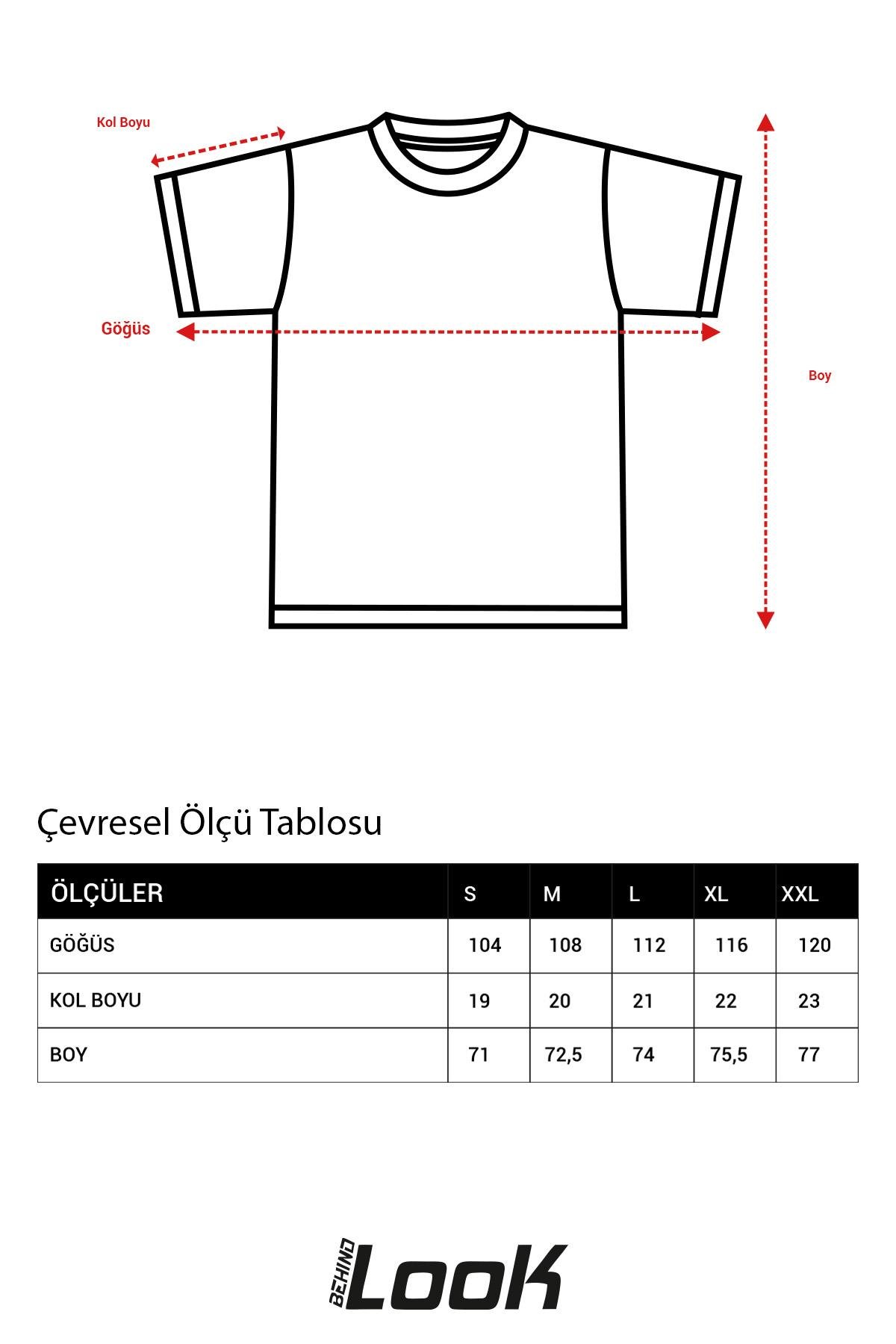 Bisiklet Yaka Modal Flamlı Düz T-Shirt Haki