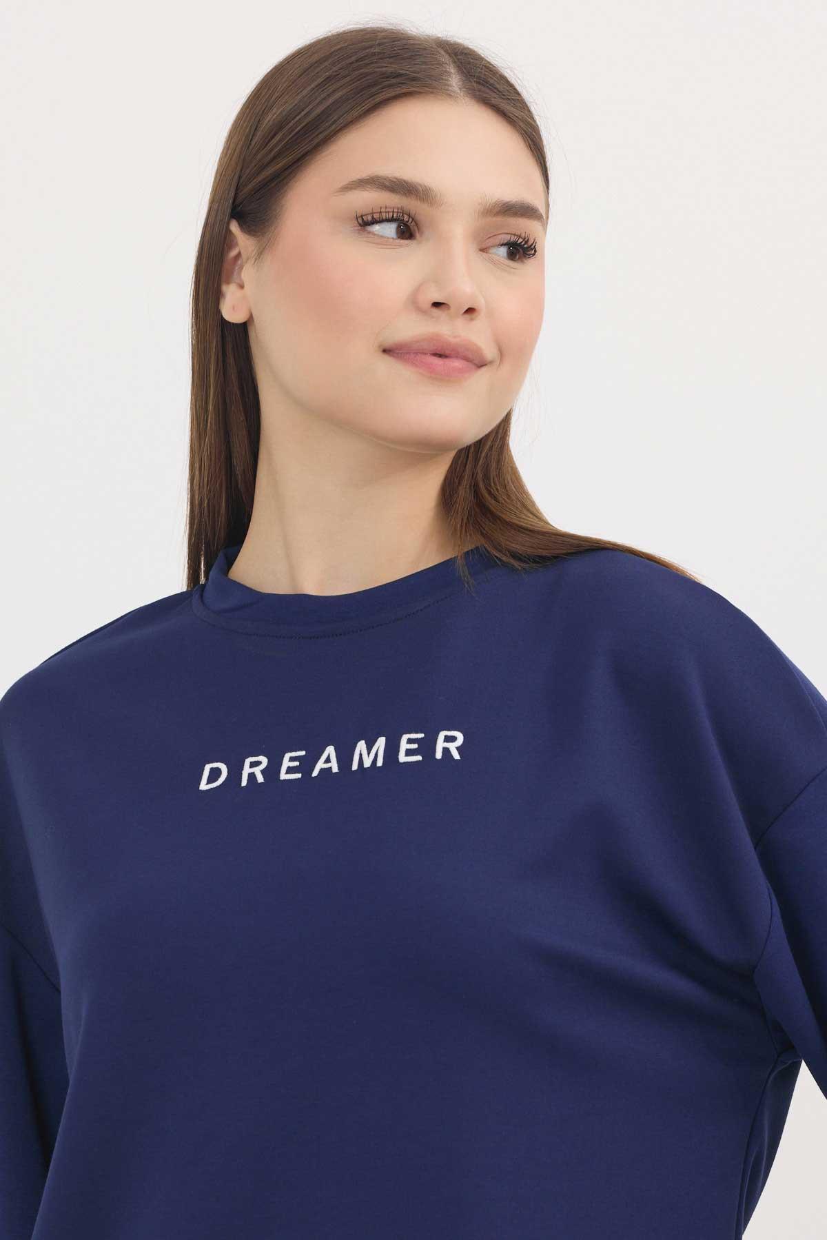 4004 Dreamer Nakış Detay Sweat Laci
