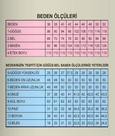beden ölçüsü nasıl alınır