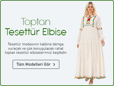 Toptan Şile Bezi Tesettür Elbise Modelleri