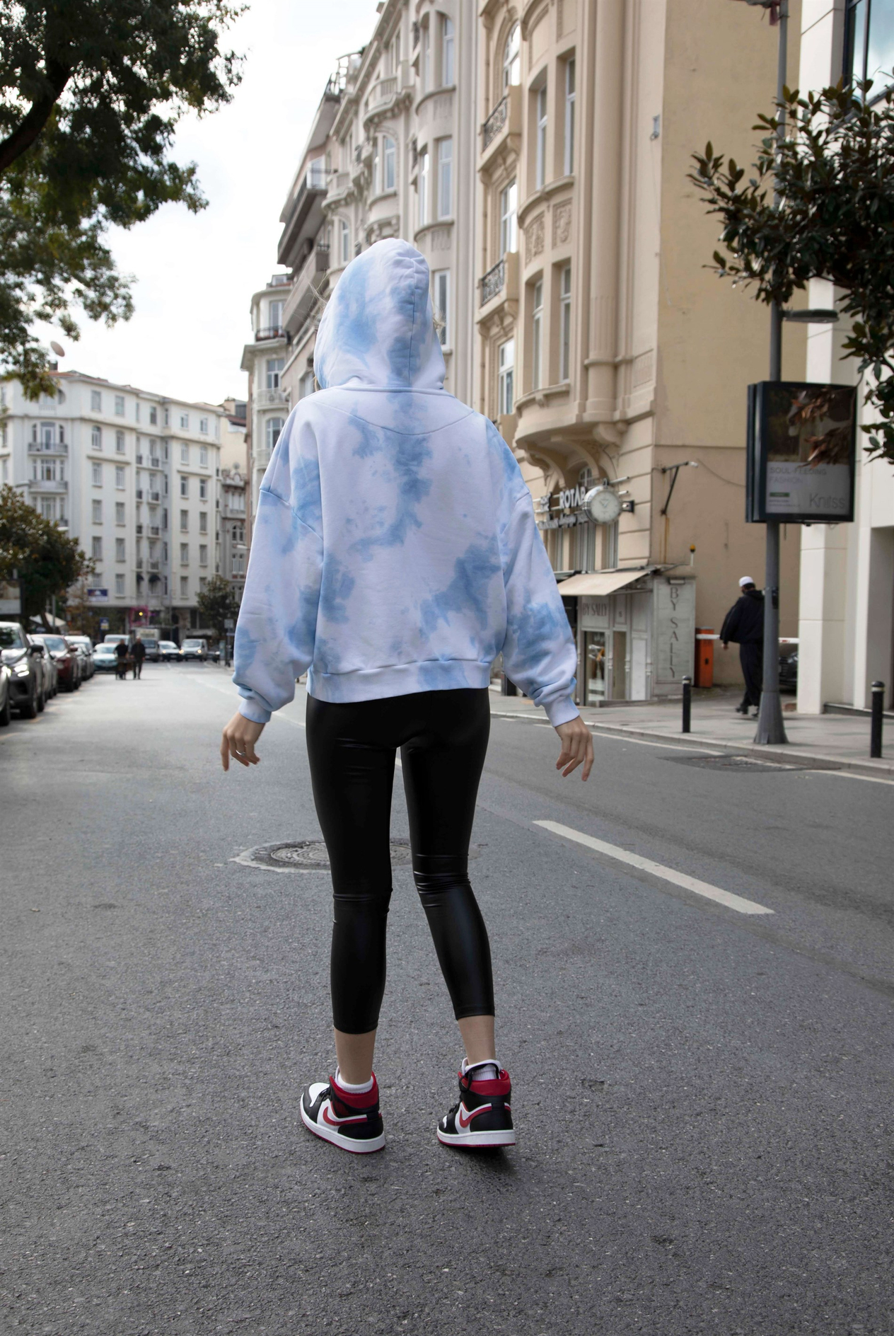 Kadın Karışık Desenli Sweatshırt