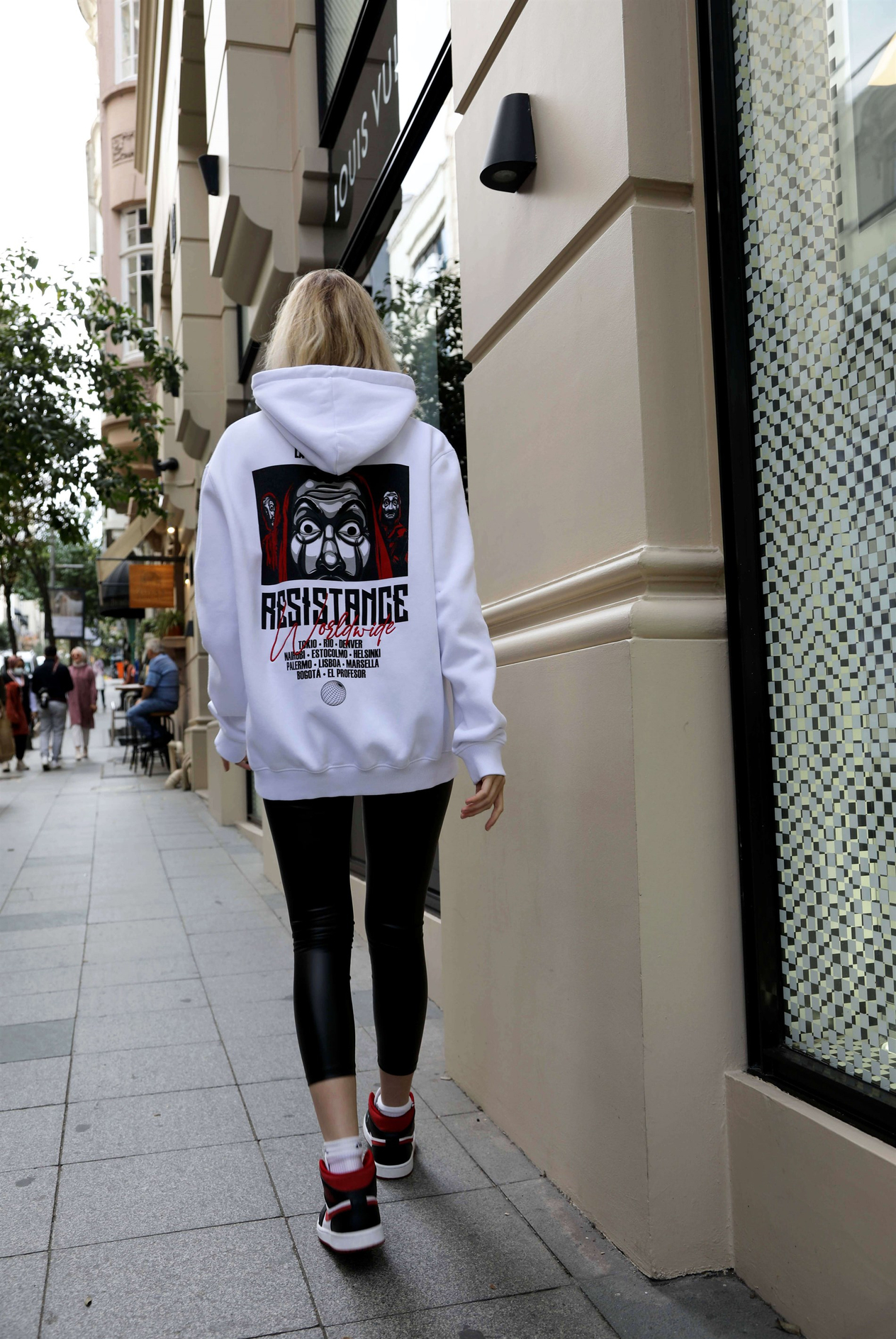 Kadın La Casa De Papel Baskılı Sweatshırt