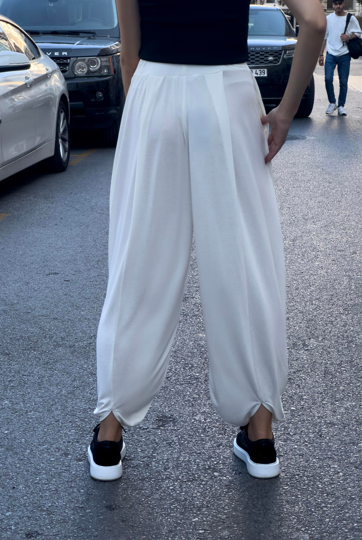 Kadın Modal Dökümlü Bol Pantolon