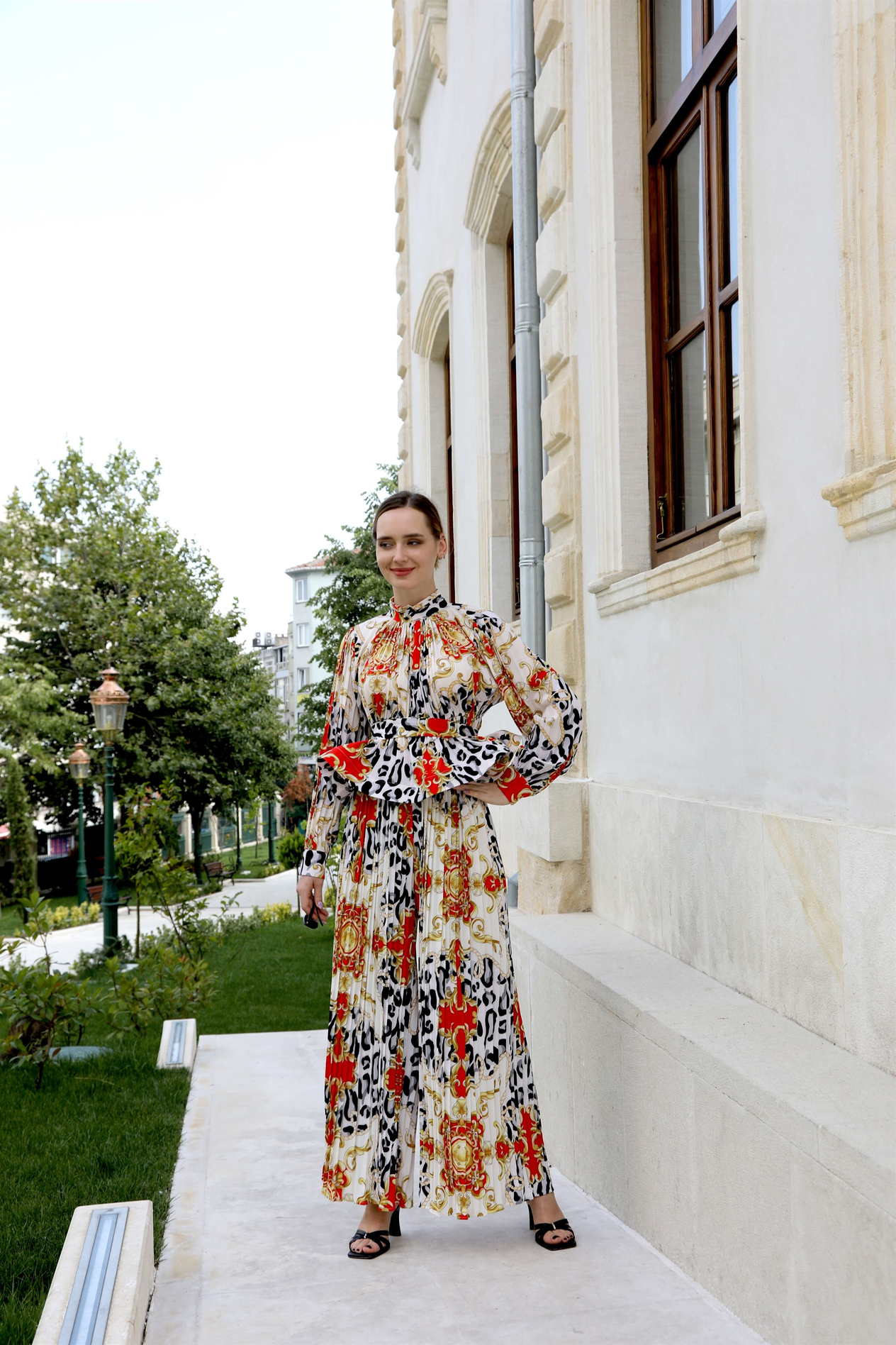 Kadın Özel Tasarım Vintage Patterns Takım