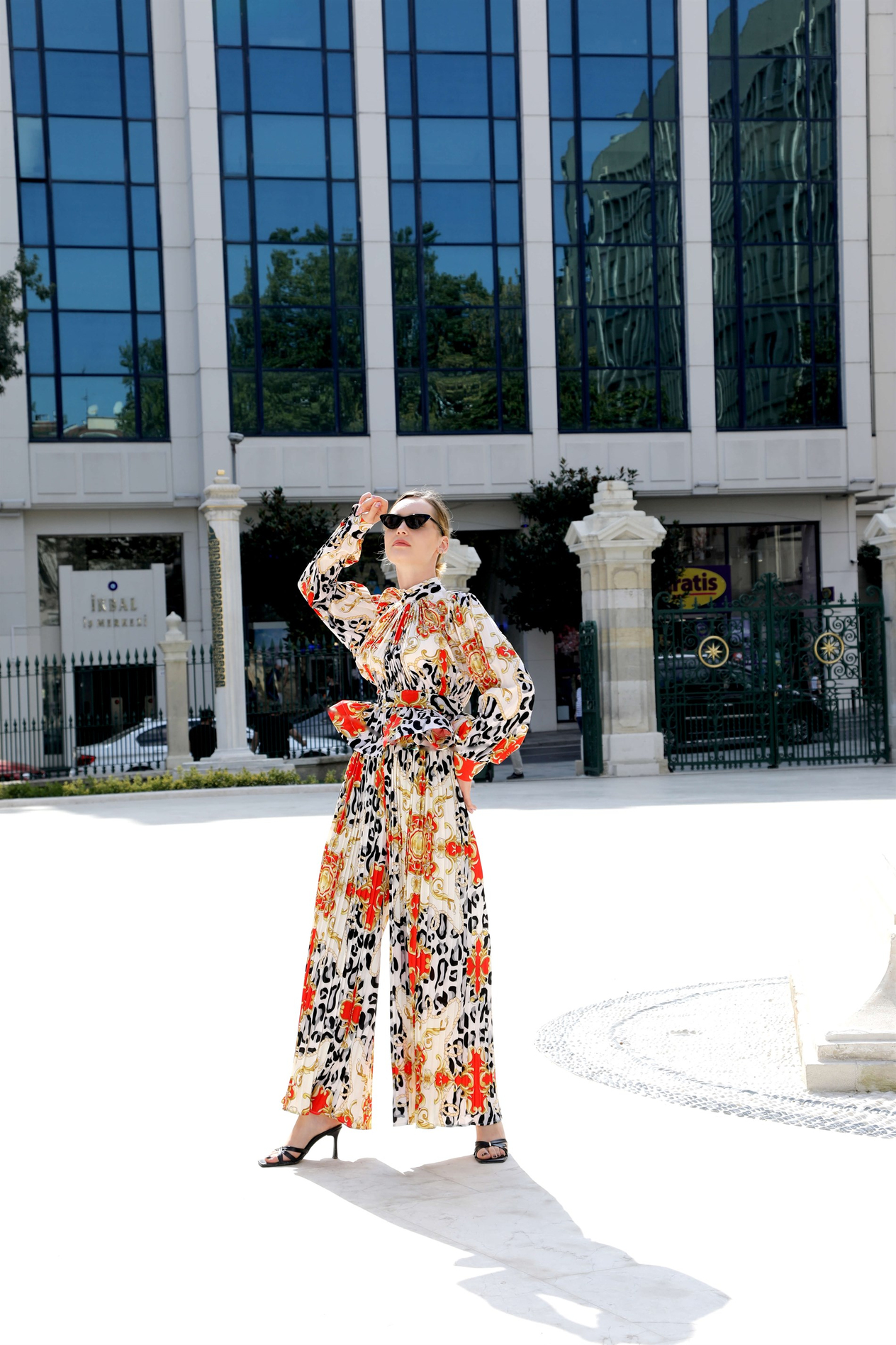 Kadın Özel Tasarım Vintage Patterns Takım