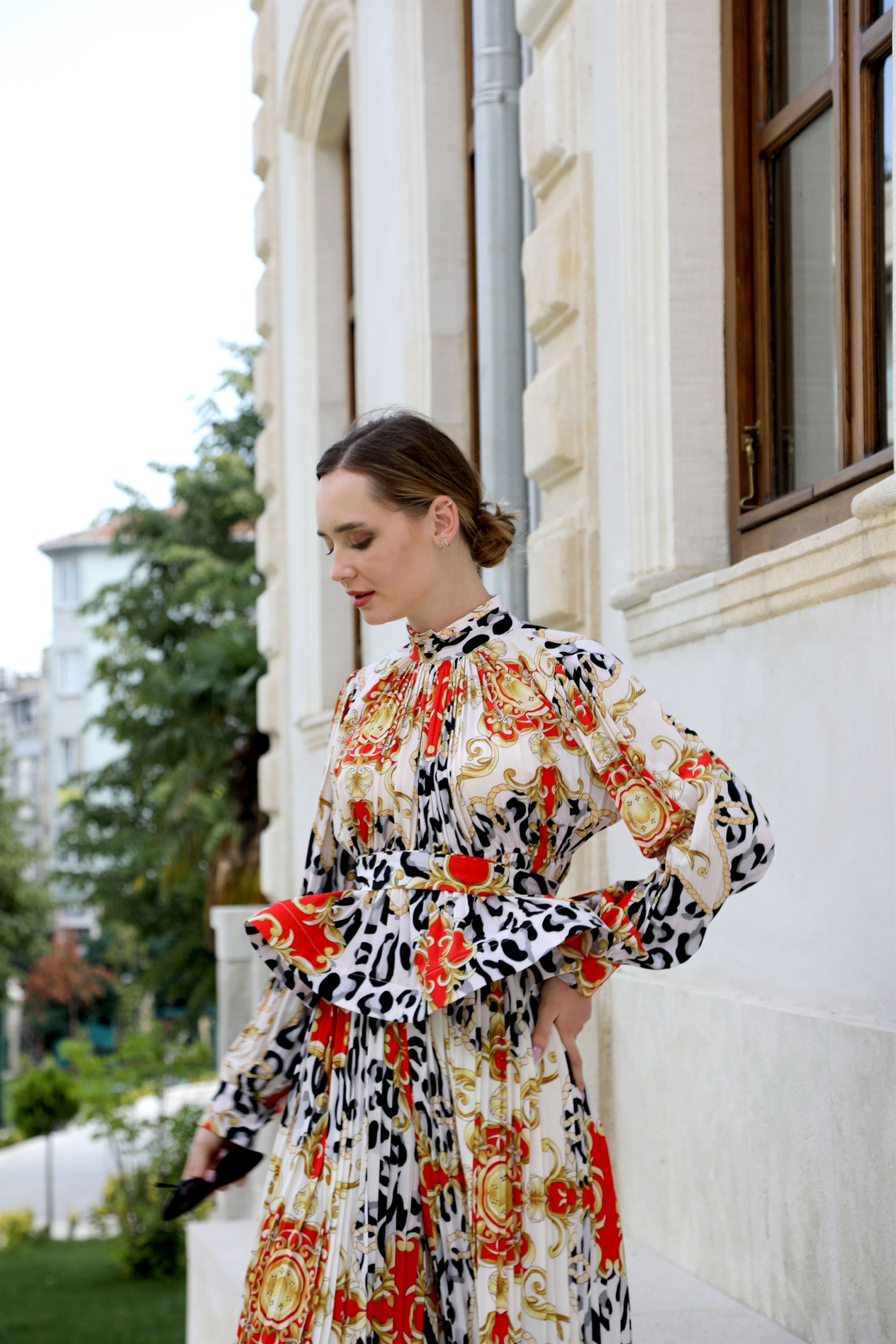 Kadın Özel Tasarım Vintage Patterns Takım