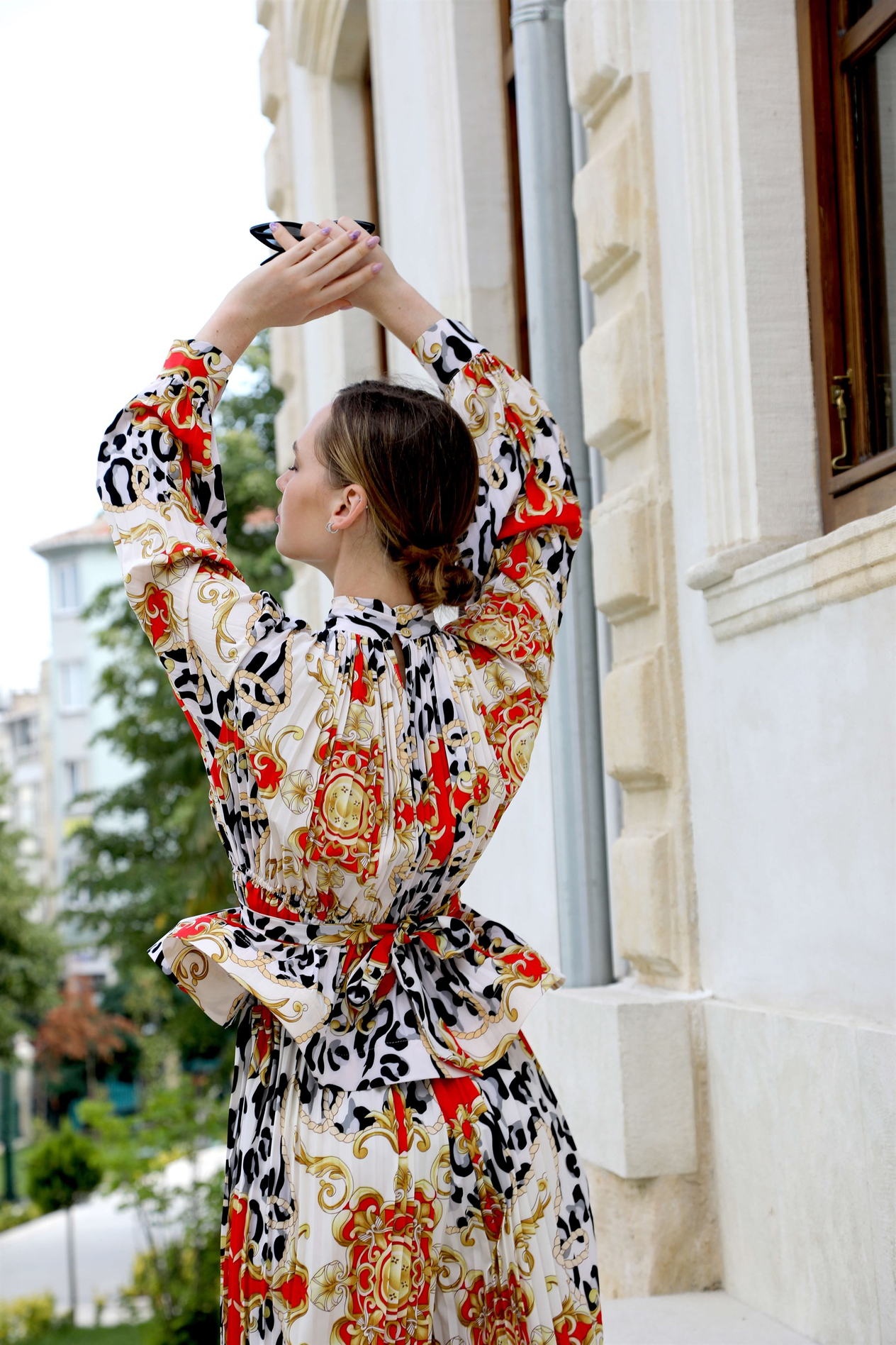 Kadın Özel Tasarım Vintage Patterns Takım
