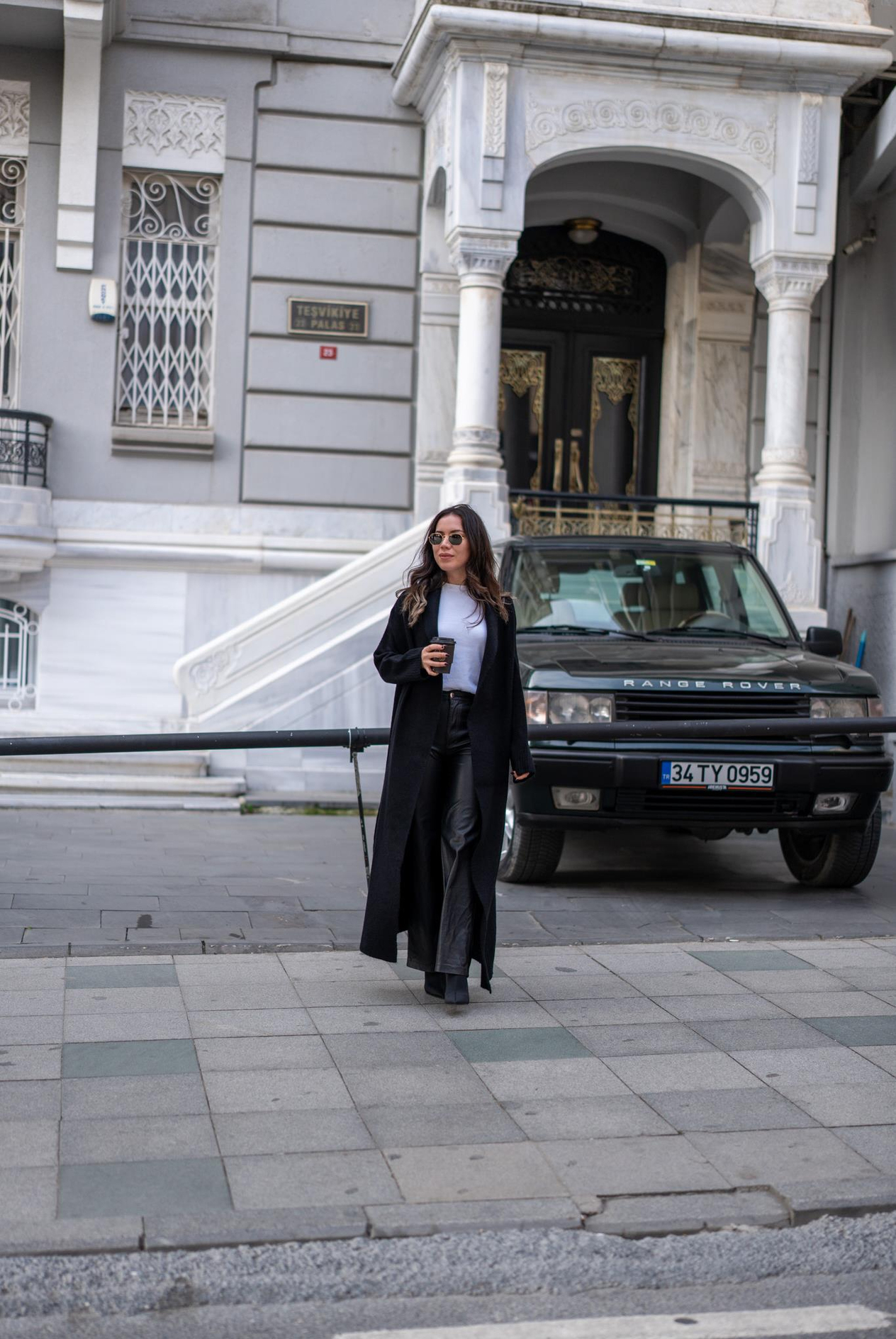 Kadın Şal Yaka Uzun Triko Hırka