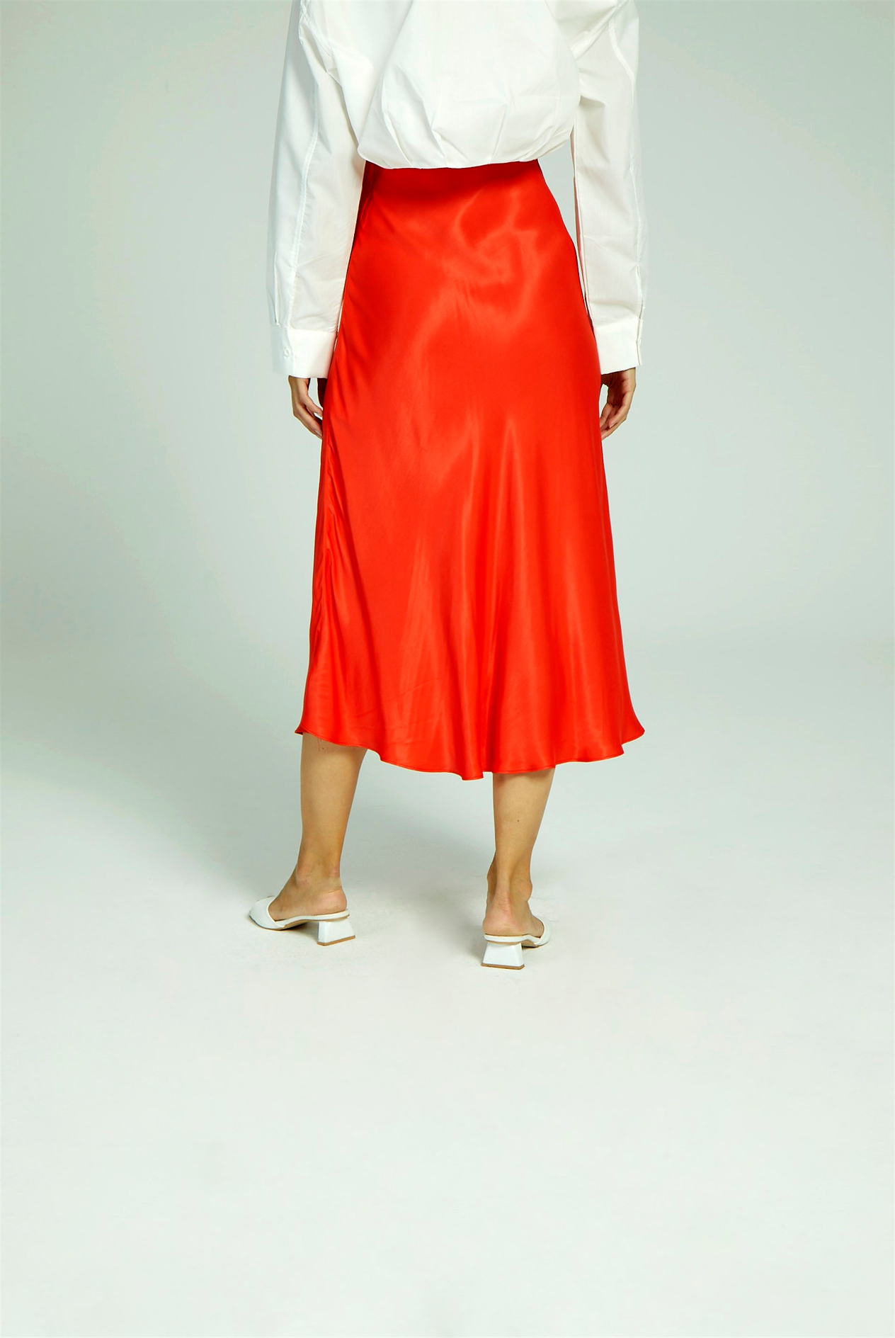 Women's Satin Skirt