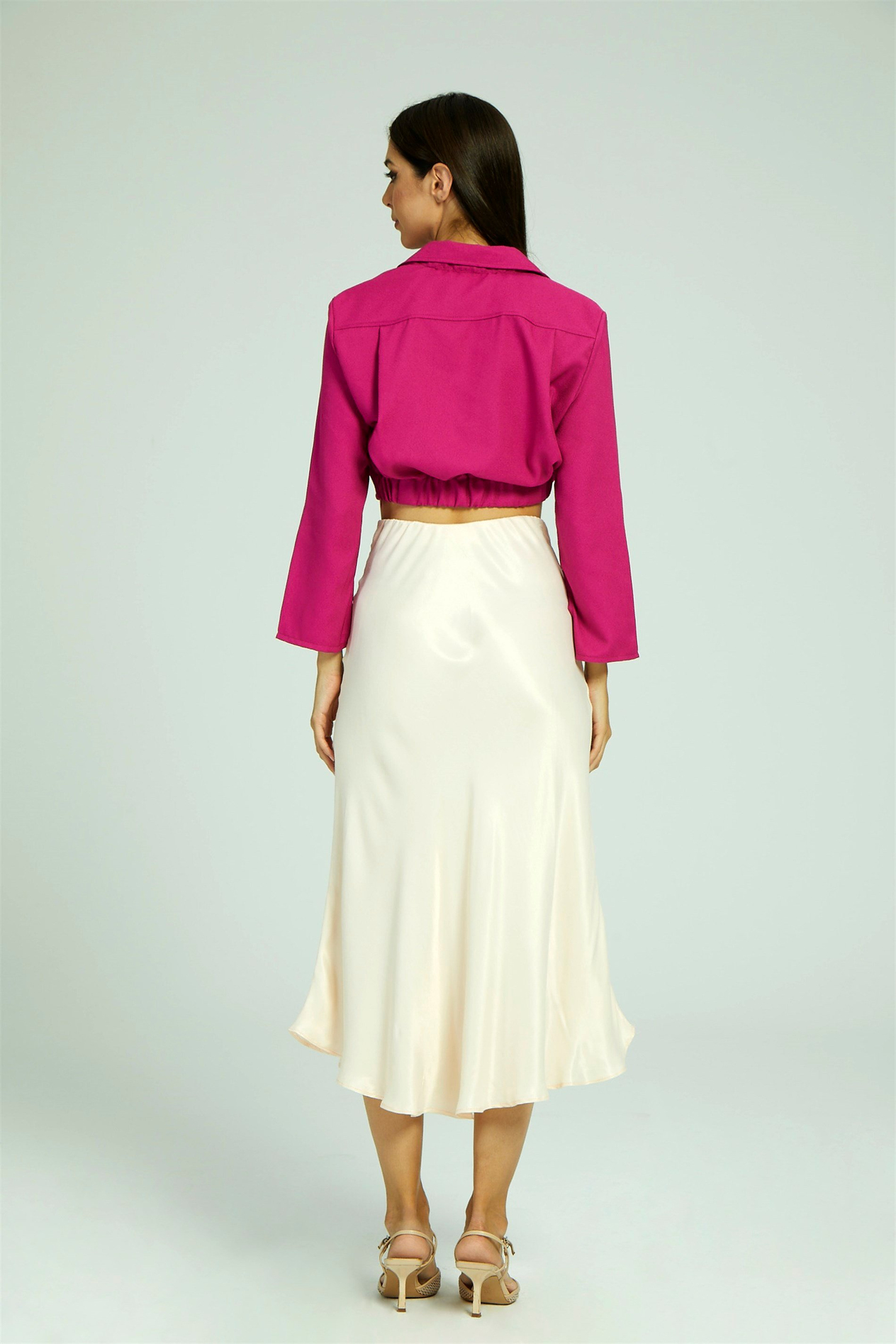 Women's Satin Skirt