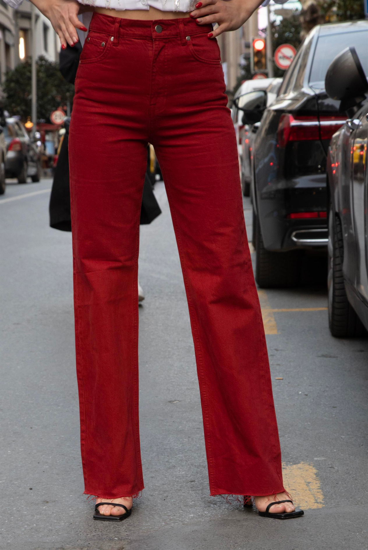 Kadın WIDE LEG TRF Jeans