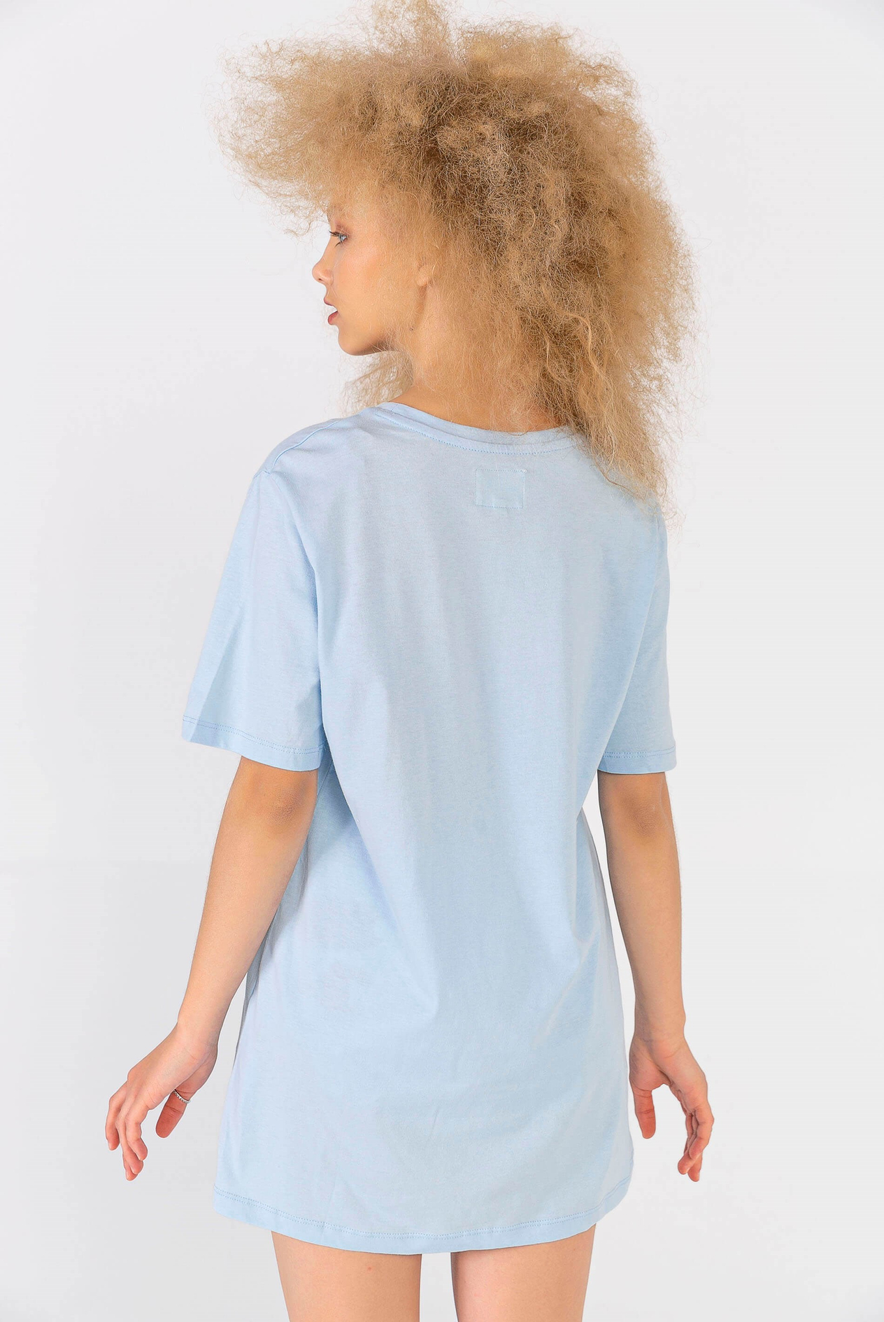 Melanj Gül Yamalı T-Shirt