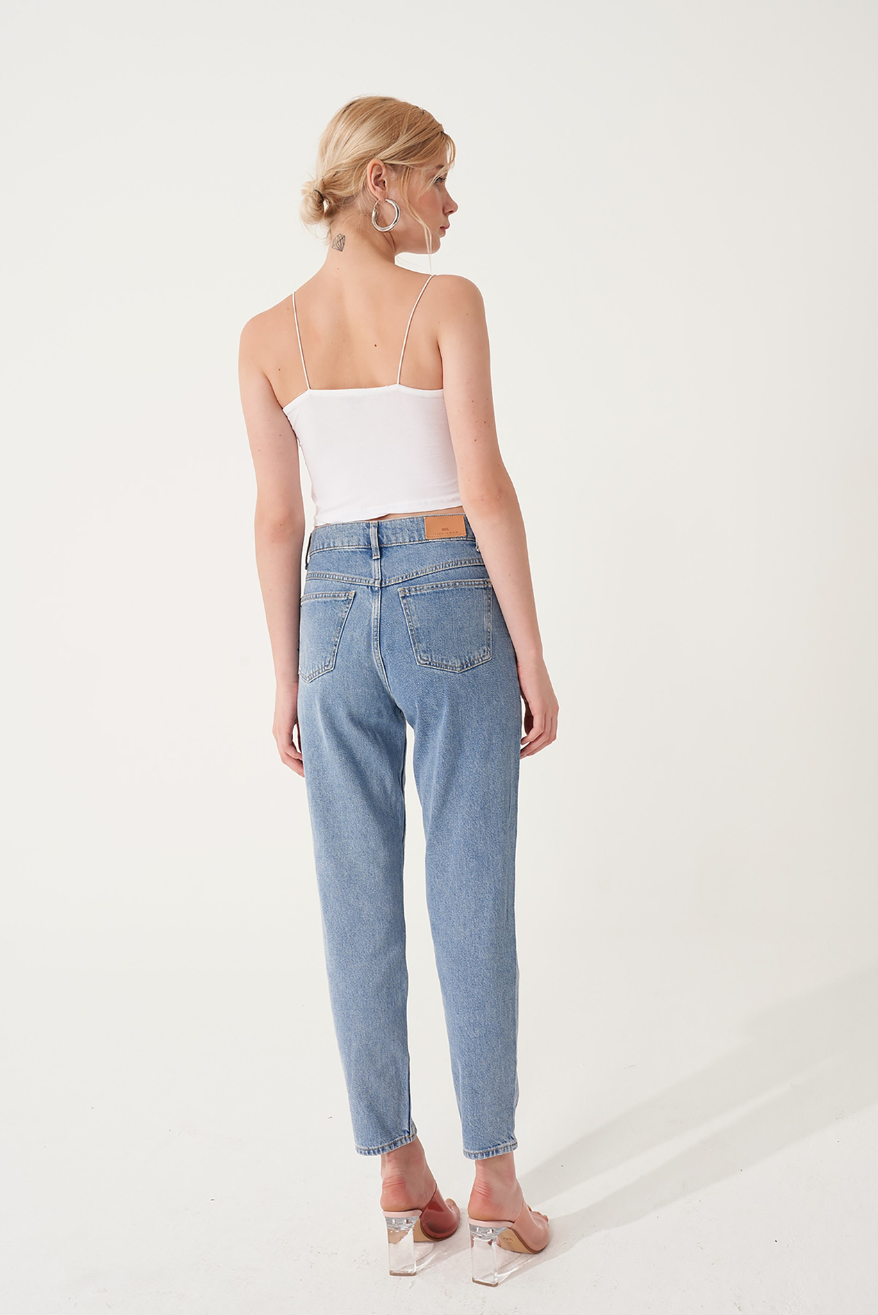 Mom Kesim Jean Pantolon