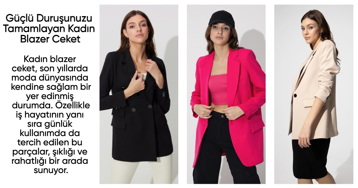 kadın blazer ceket, sherin, oversize blazer ceket