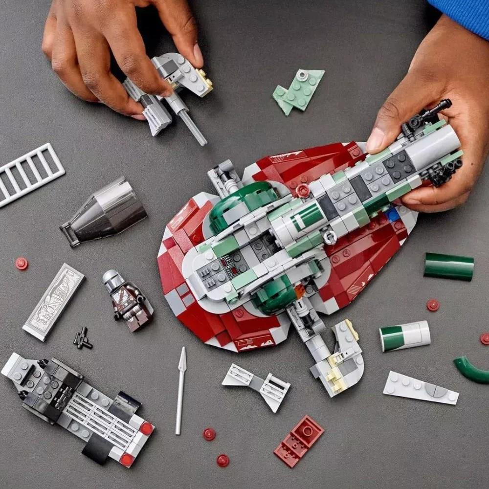 Lego Boba Fetts Starship 593 Parça LSW75312-Lego Oyuncak