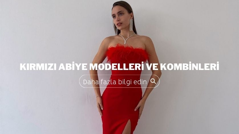 Kırmızı Abiye Modelleri ve Kombinleri