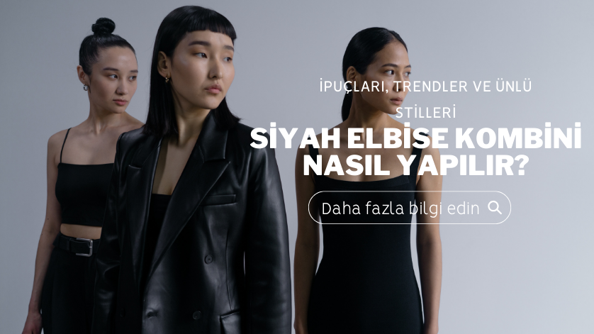 Siyah Elbise Kombini