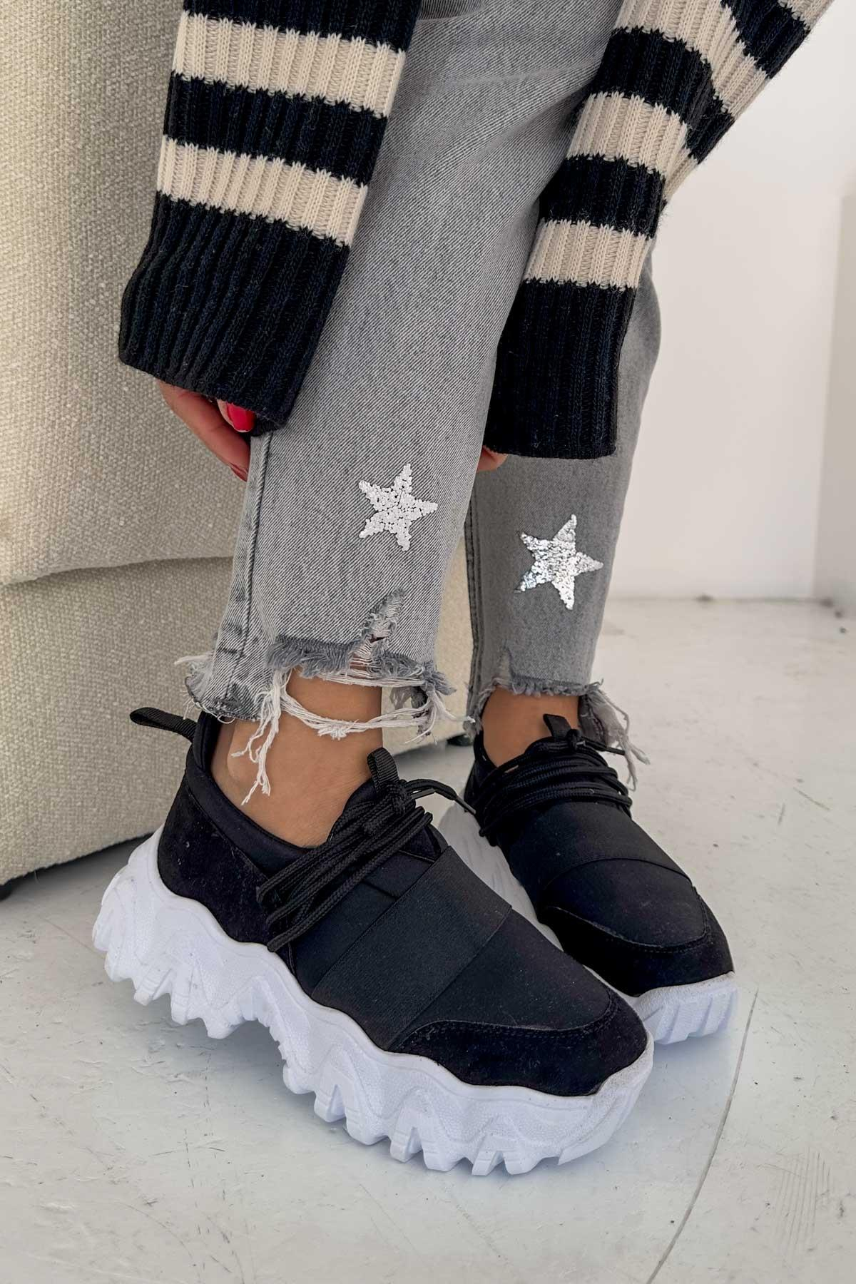 Athlete Siyah Sneakers