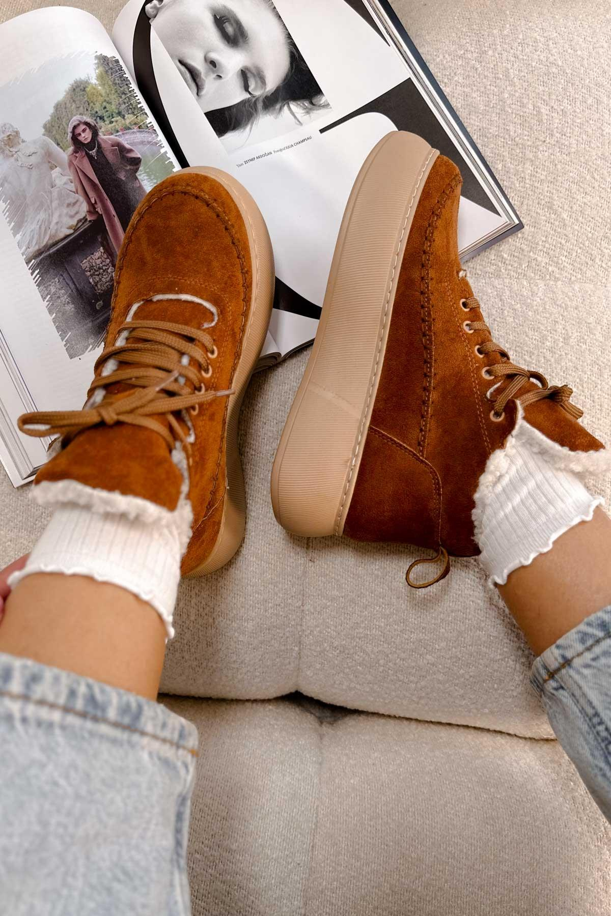 Odinn Taba Süet Sneakers Bot