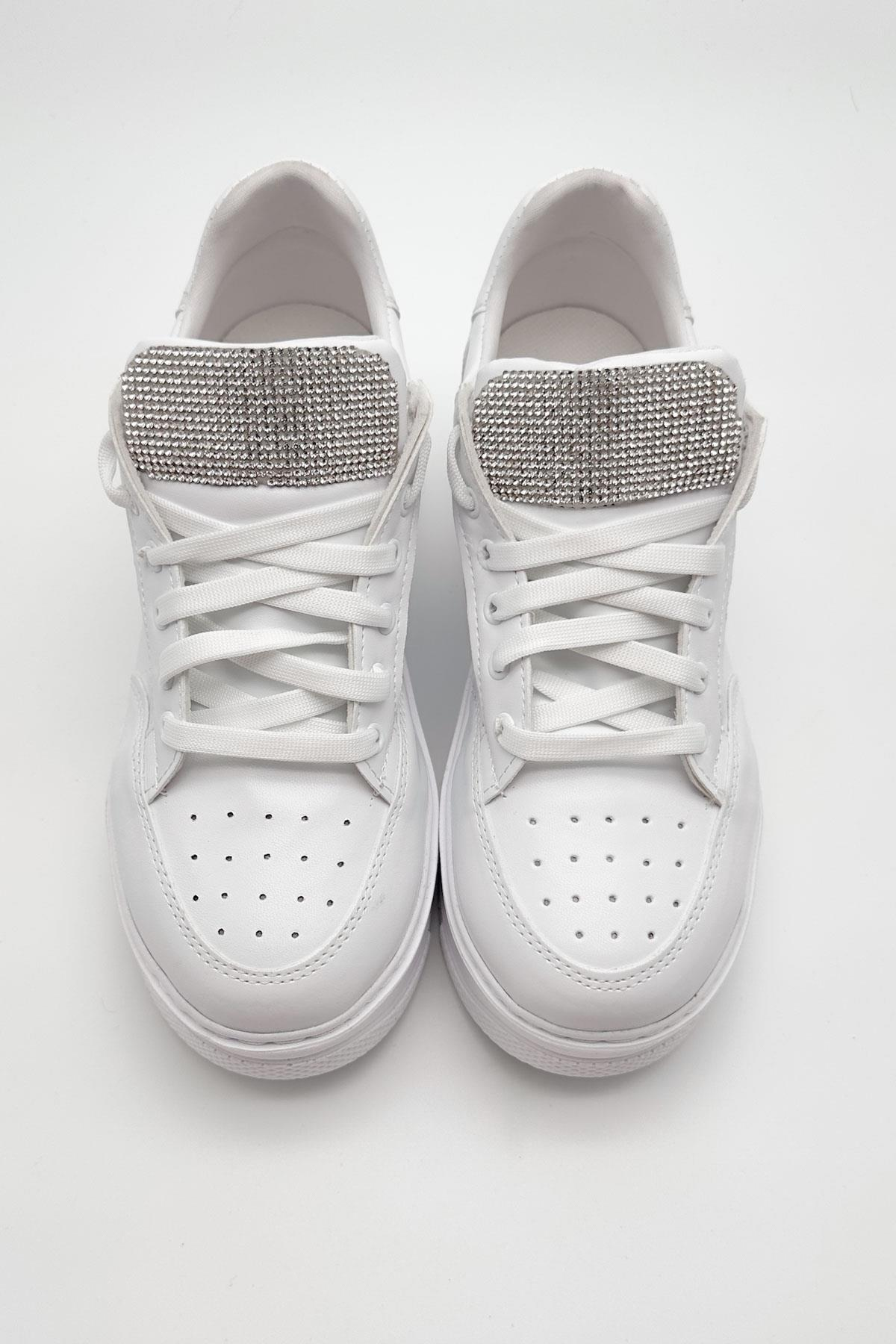 Wednesday Beyaz Deri Sneakers