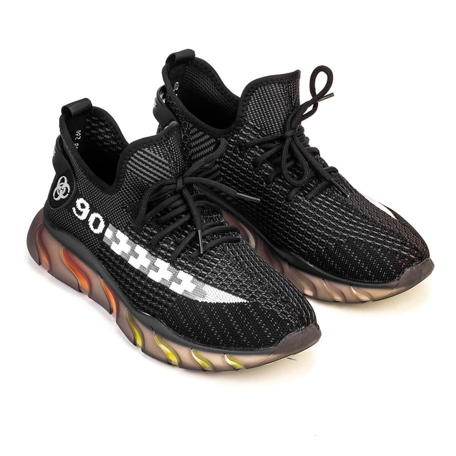 Guja Man Bağcıklı Light Taban Sneaker Erkek Ayakkabı 21K408 Siyah
