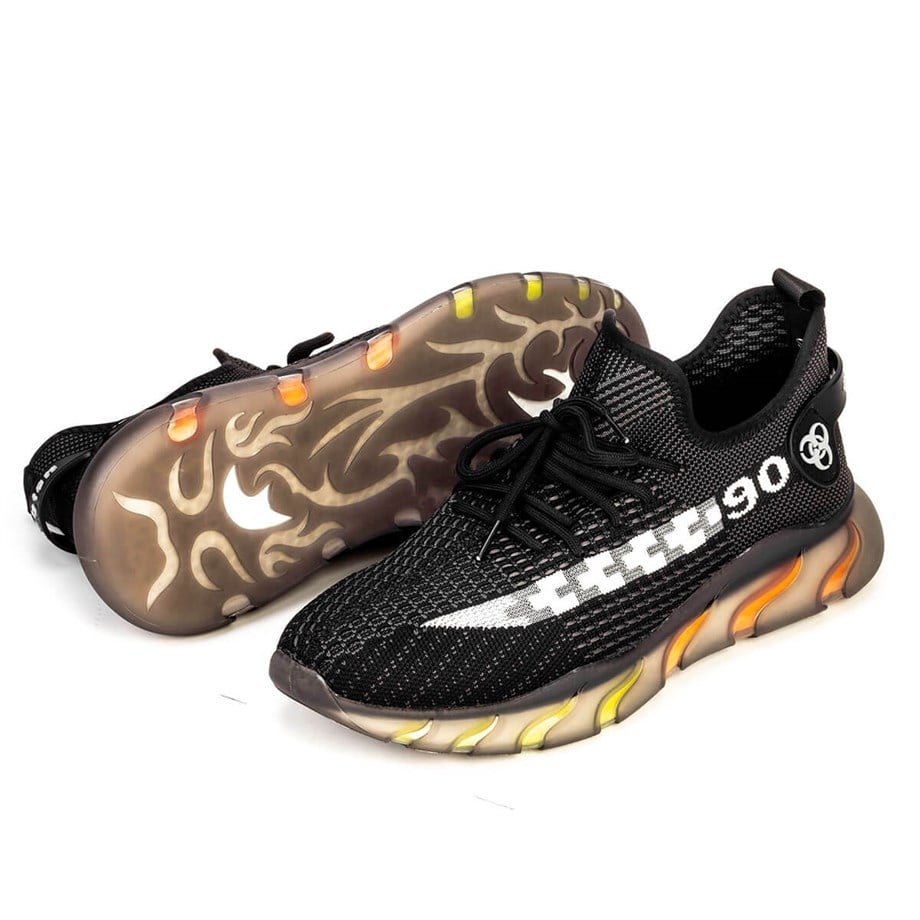 Guja Man Bağcıklı Light Taban Sneaker Erkek Ayakkabı 21K408 Siyah